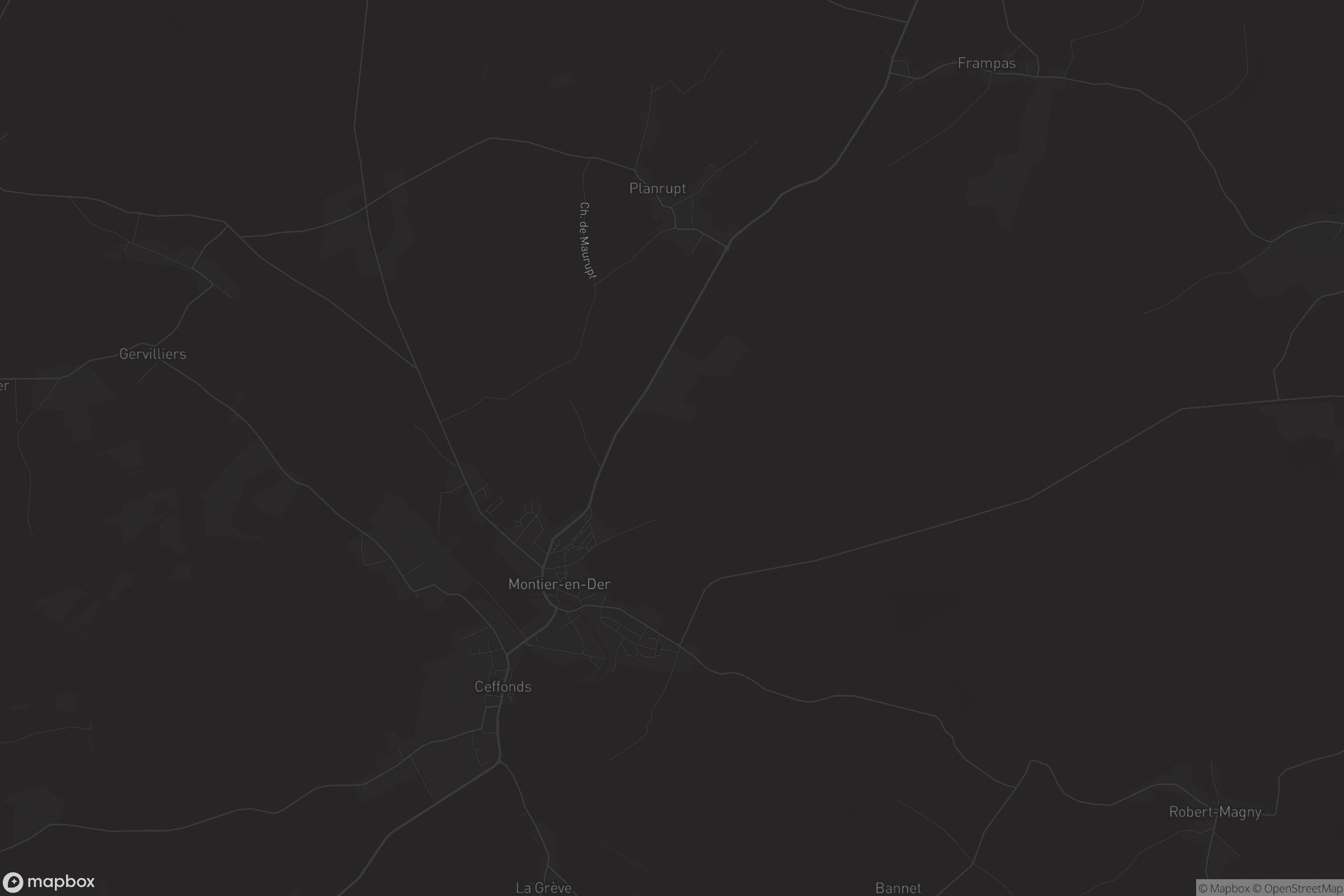 Carte de Montier-en-Der