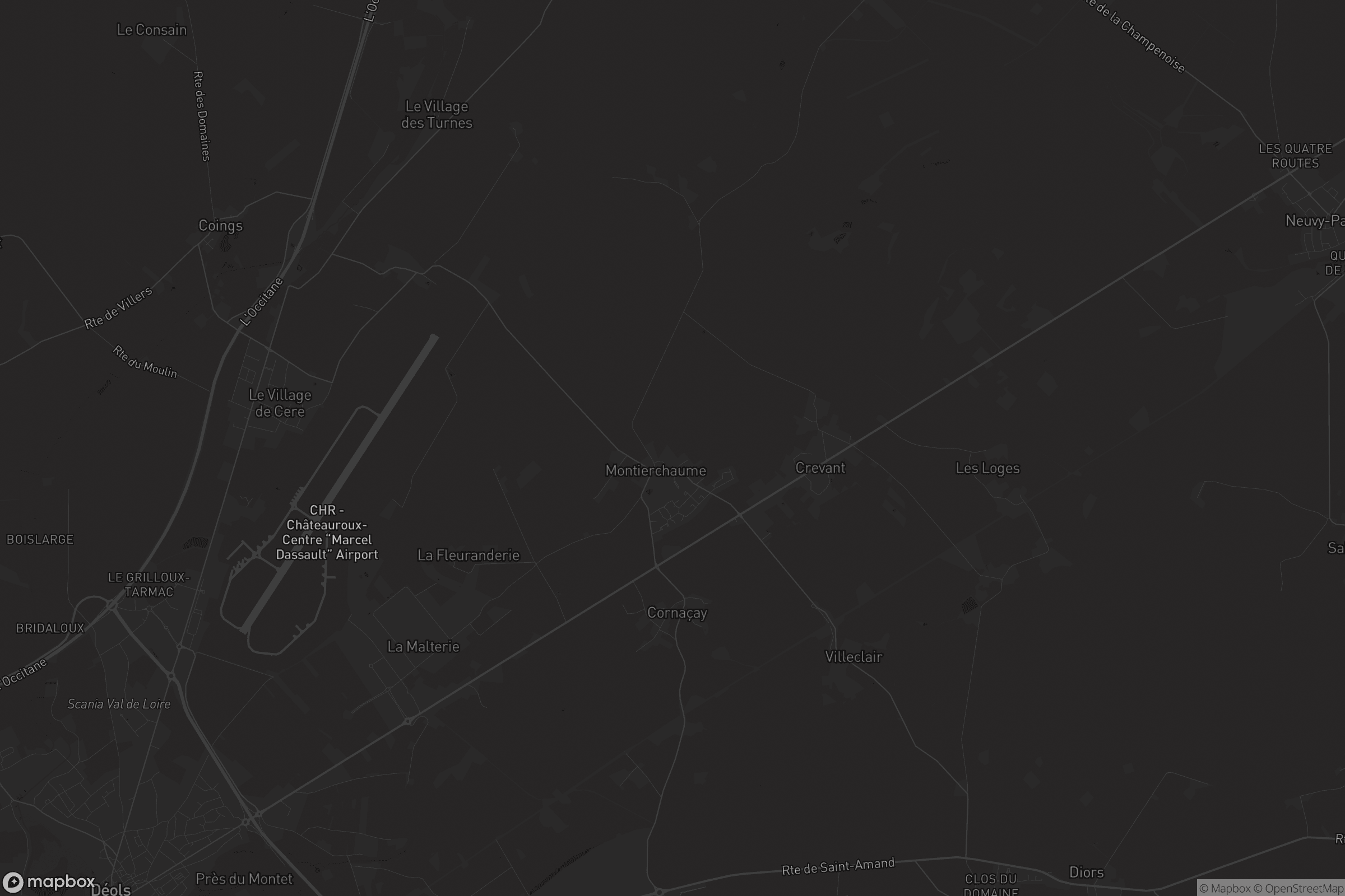 Carte de Montierchaume