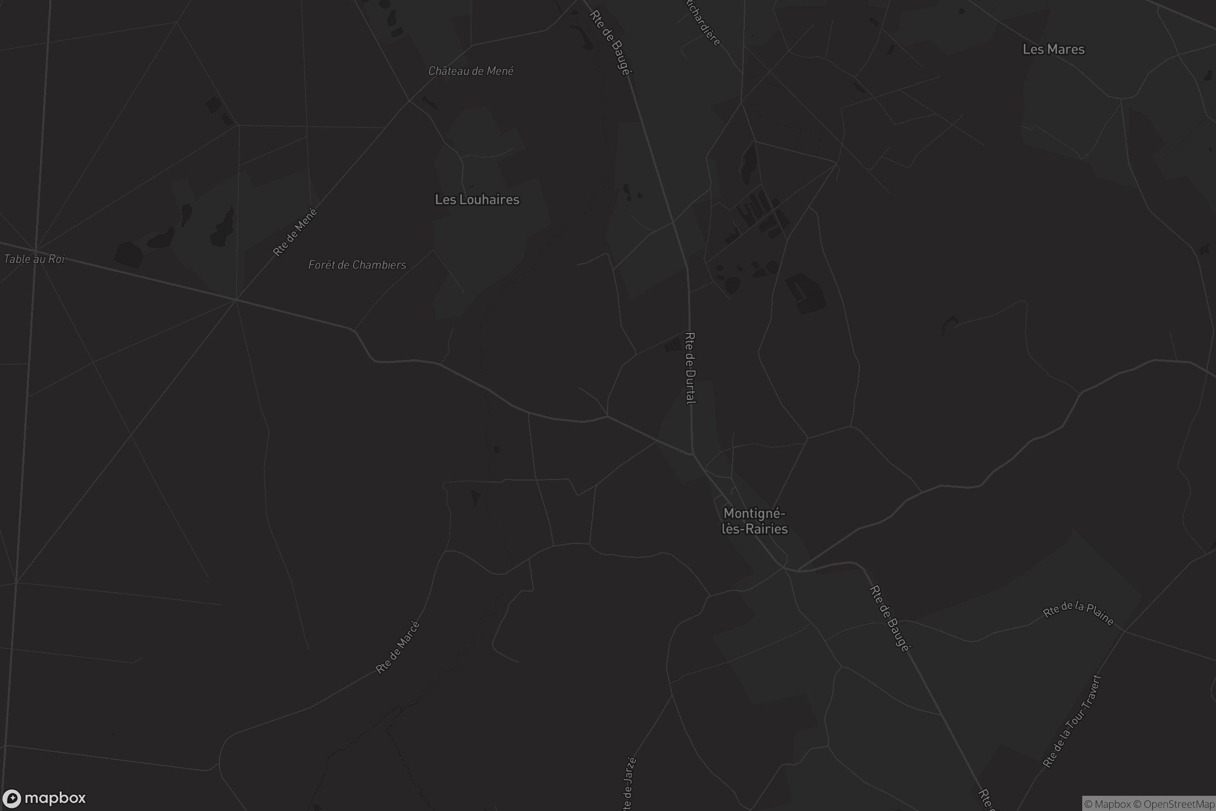 Carte de Montigné-lès-Rairies