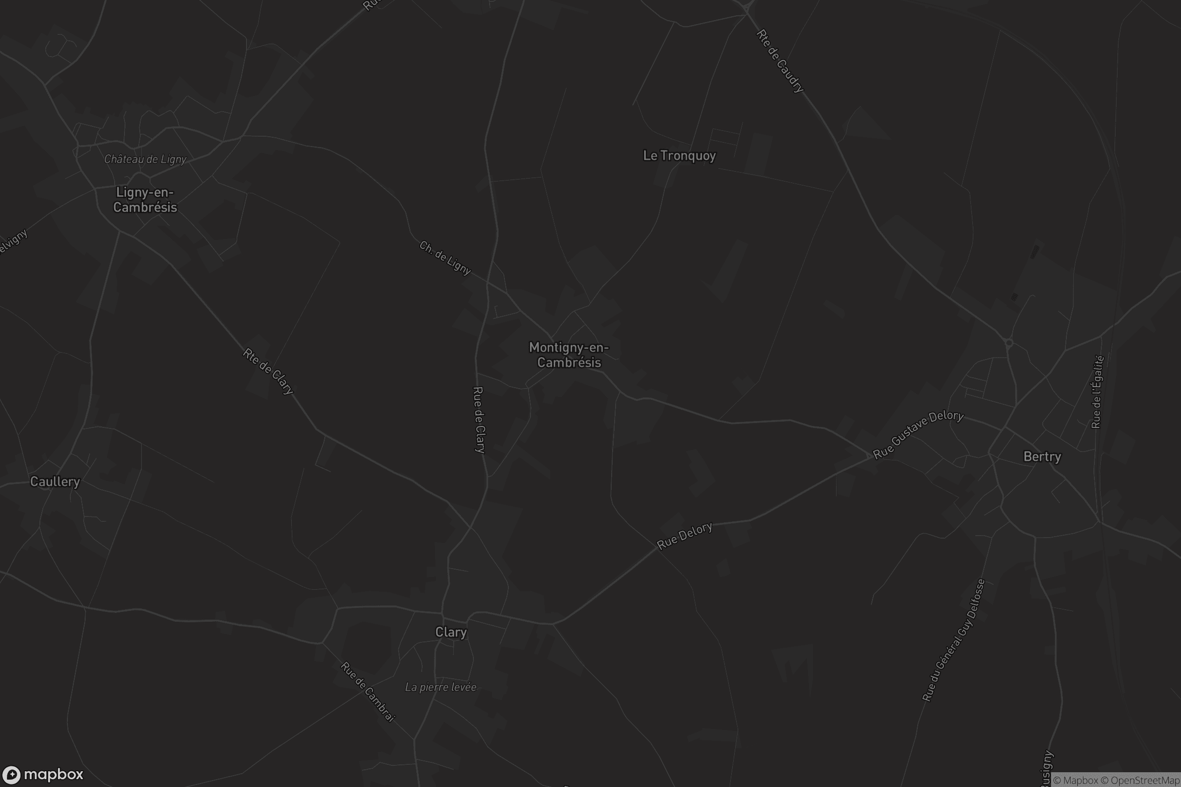 Carte de Montigny-en-Cambrésis