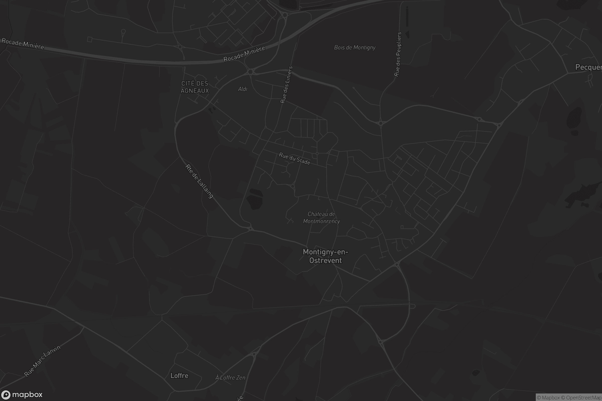 Carte de Montigny-en-Ostrevent