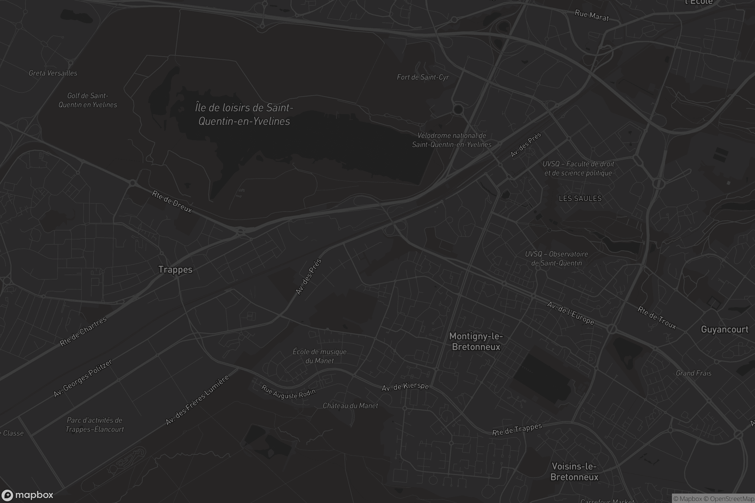 Carte de Montigny-le-Bretonneux