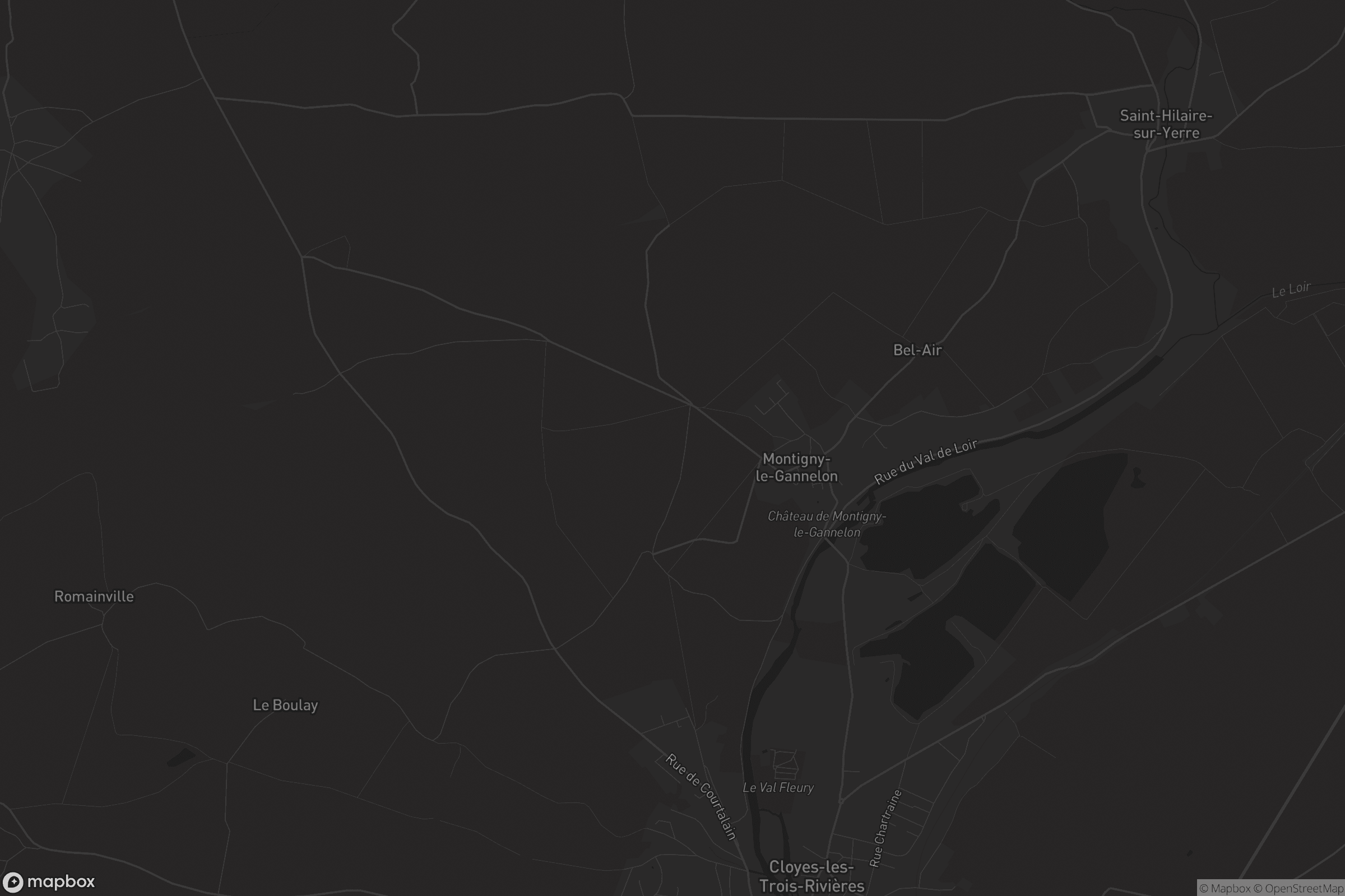 Carte de Montigny-le-Gannelon