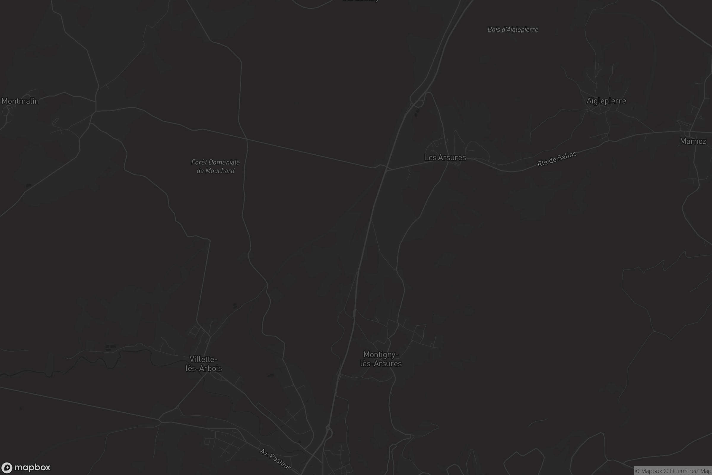 Carte de Montigny-lès-Arsures