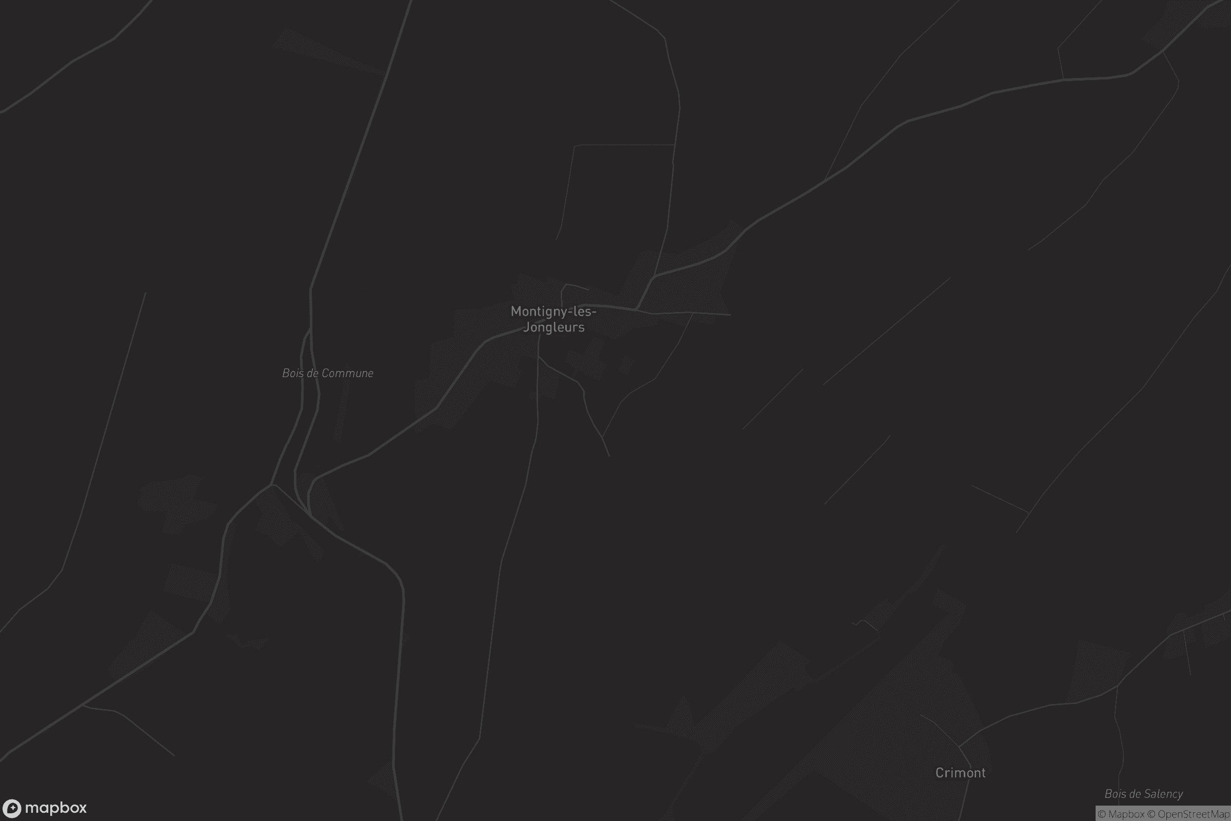 Carte de Montigny-les-Jongleurs