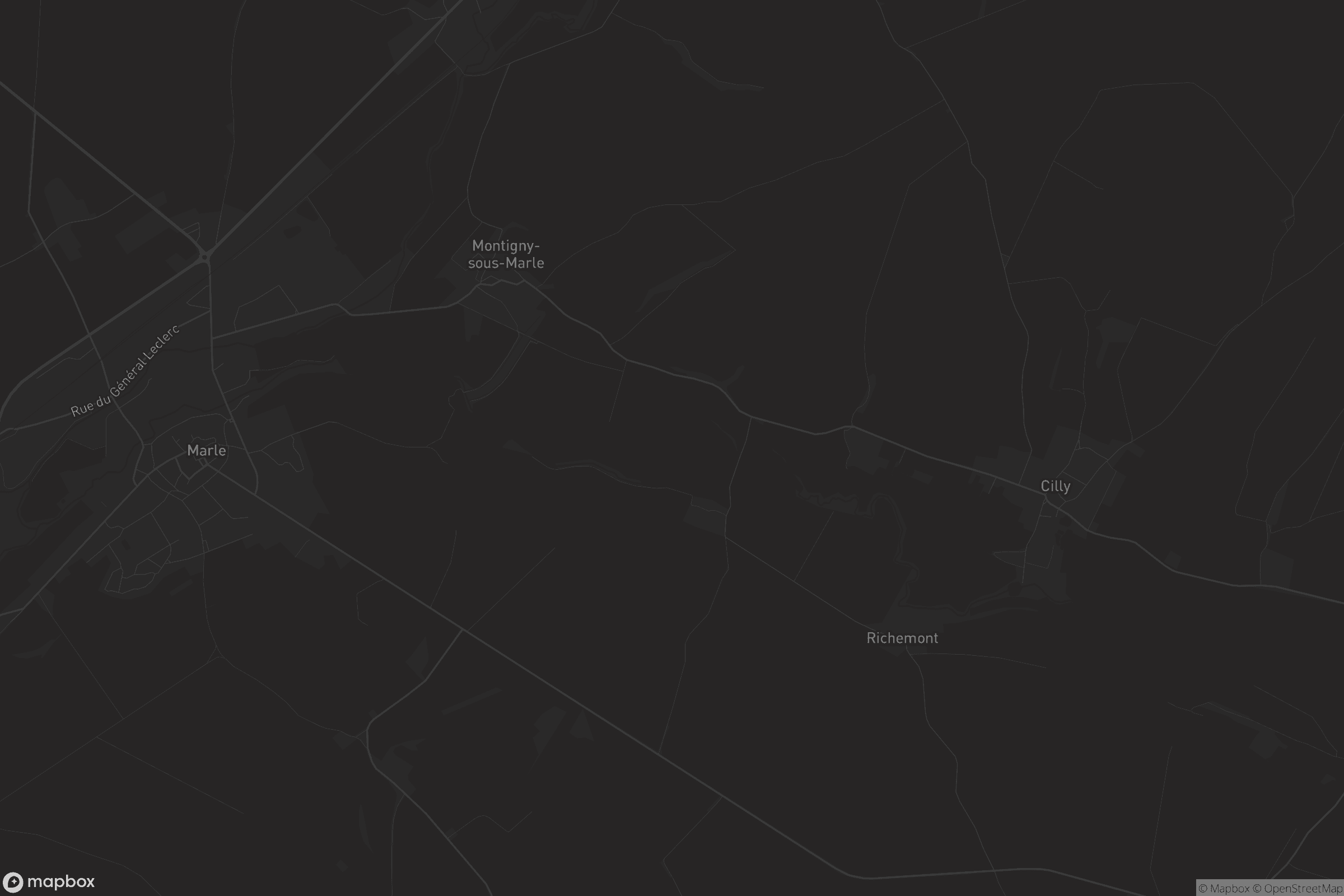 Carte de Montigny-sous-Marle