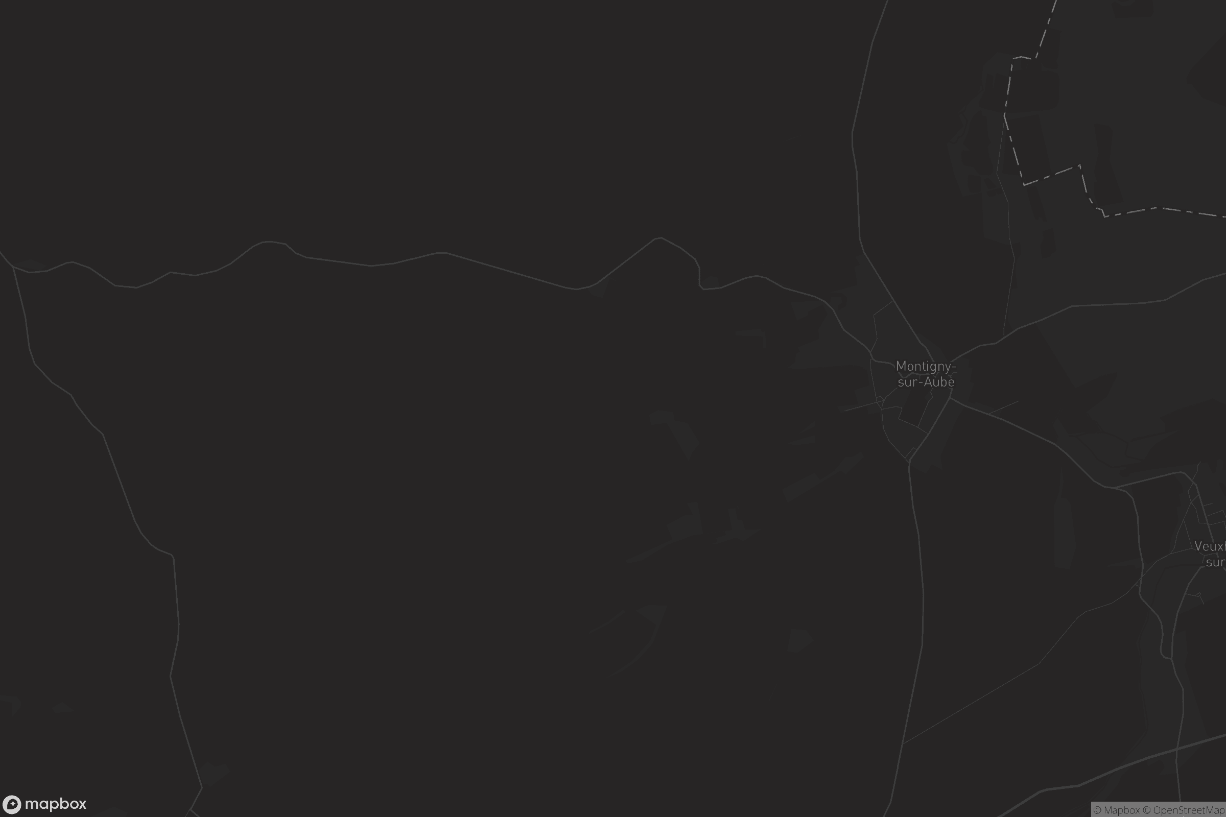 Carte de Montigny-sur-Aube