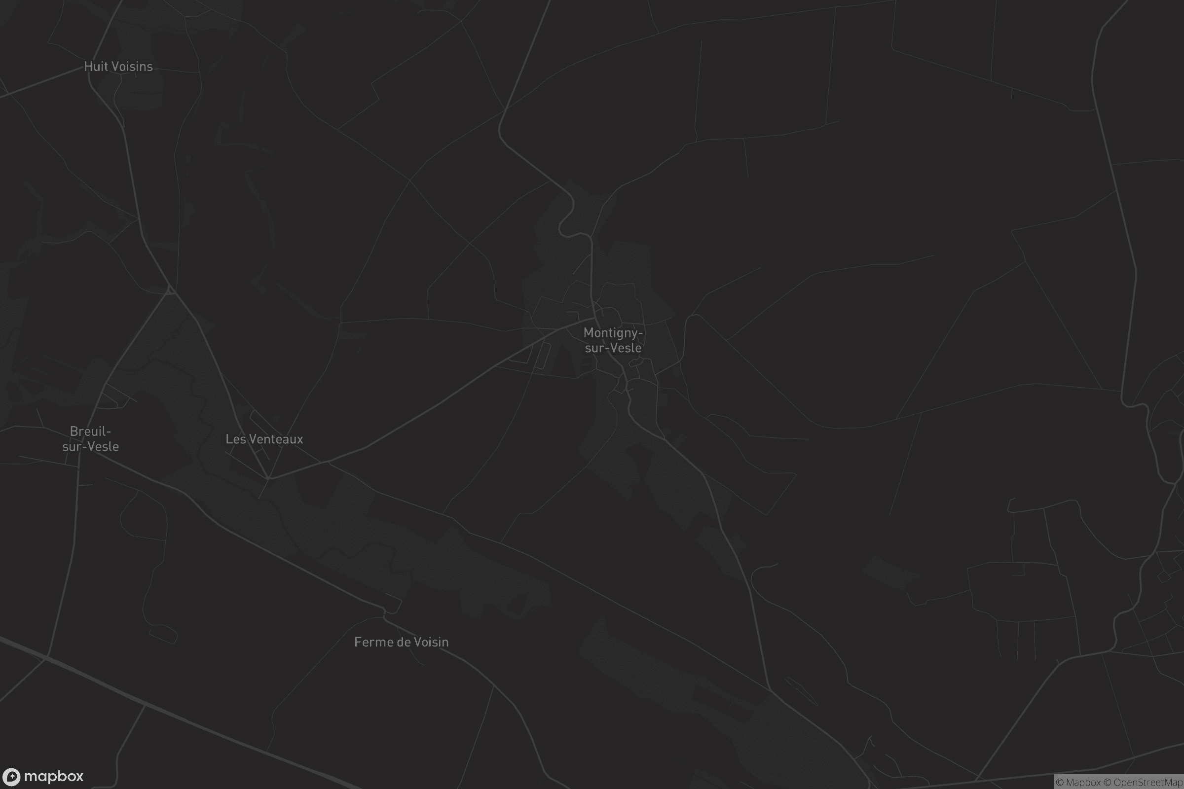 Carte de Montigny-sur-Vesle