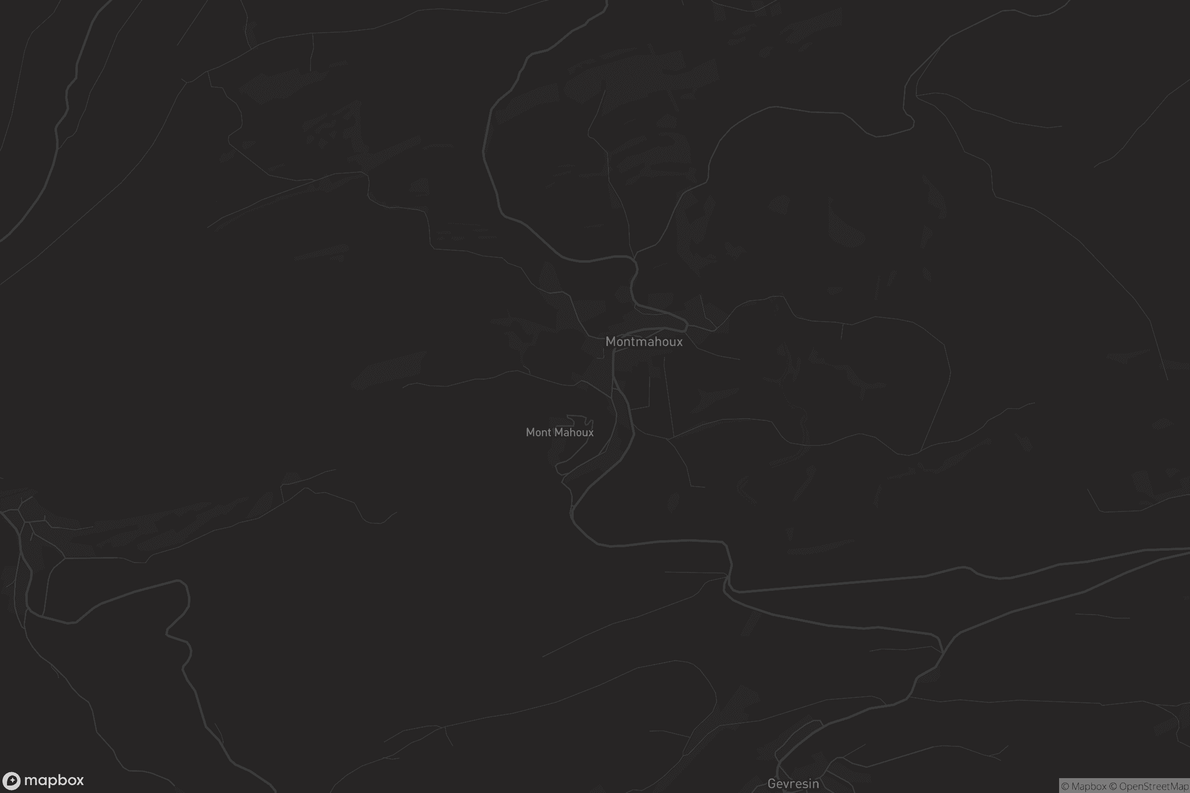 Carte de Montmahoux