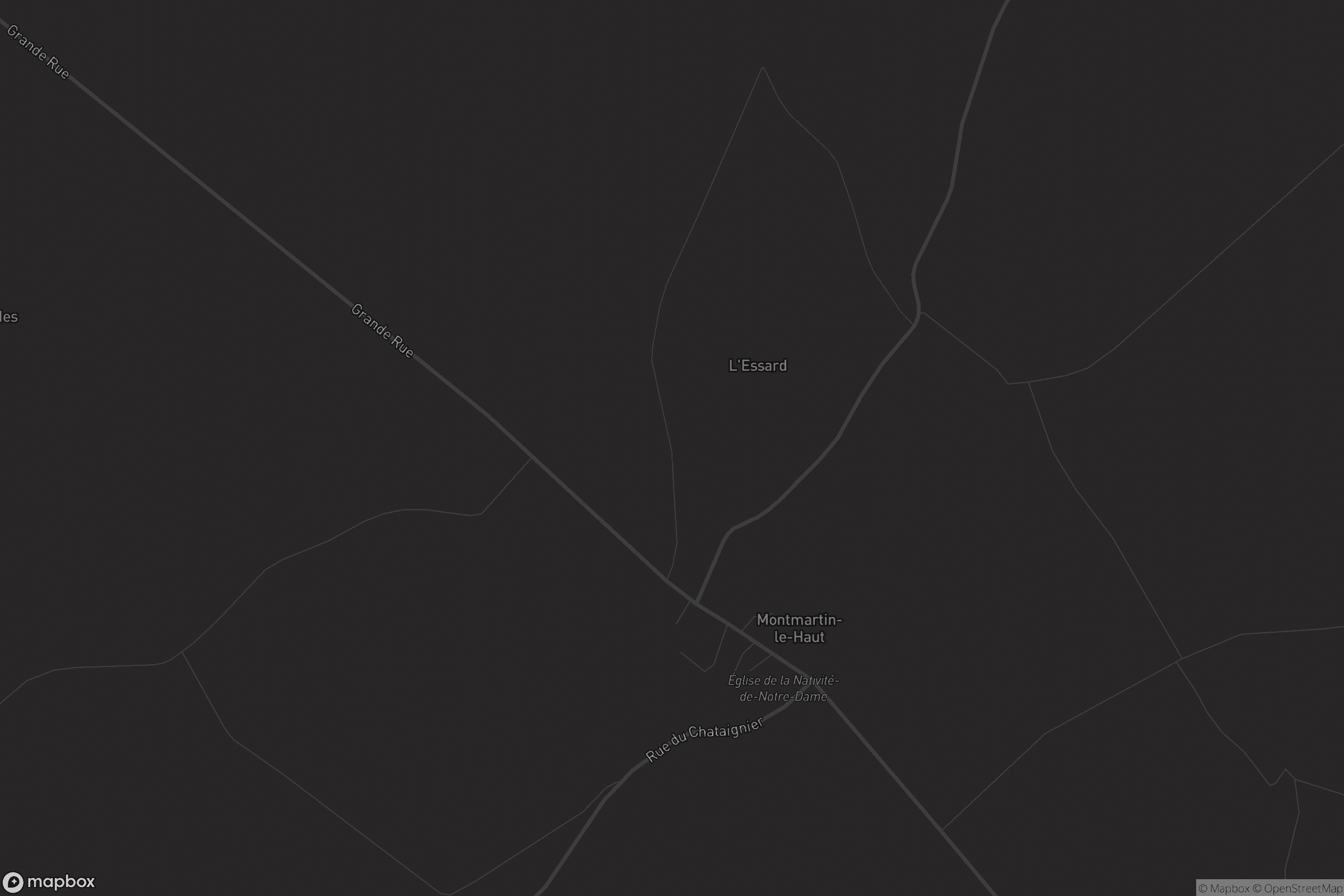 Carte de Montmartin-le-Haut