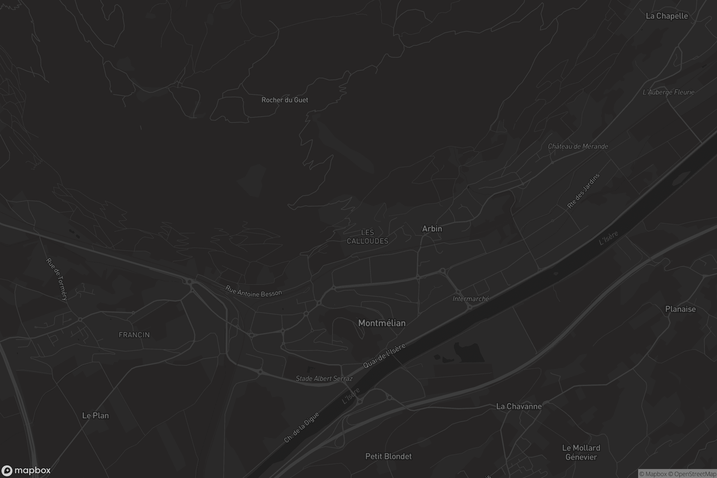 Carte de Montmélian