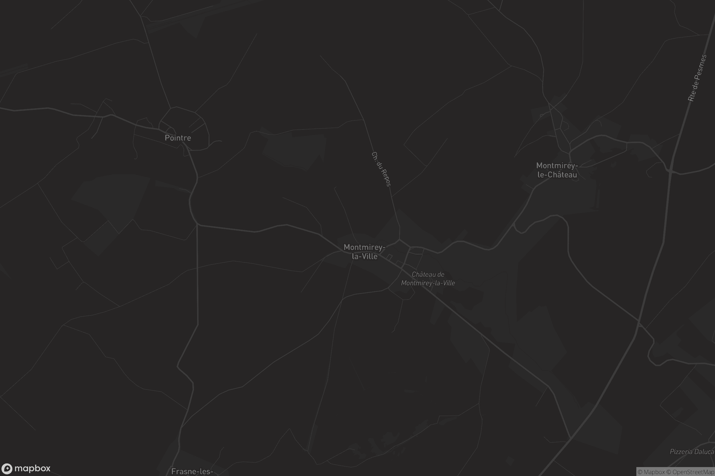 Carte de Montmirey-la-Ville