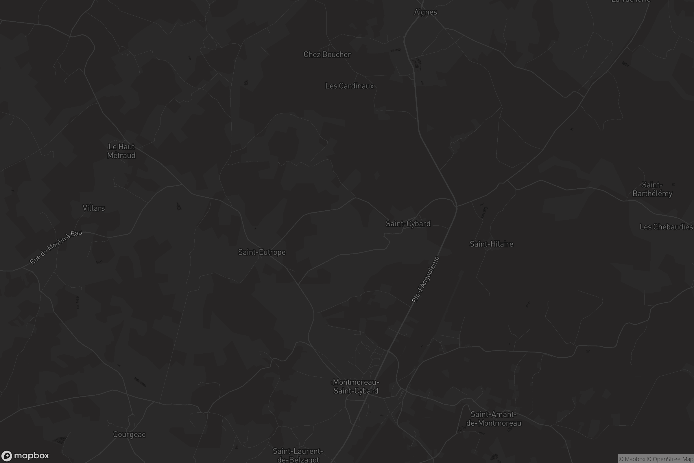 Carte de Montmoreau-Saint-Cybard