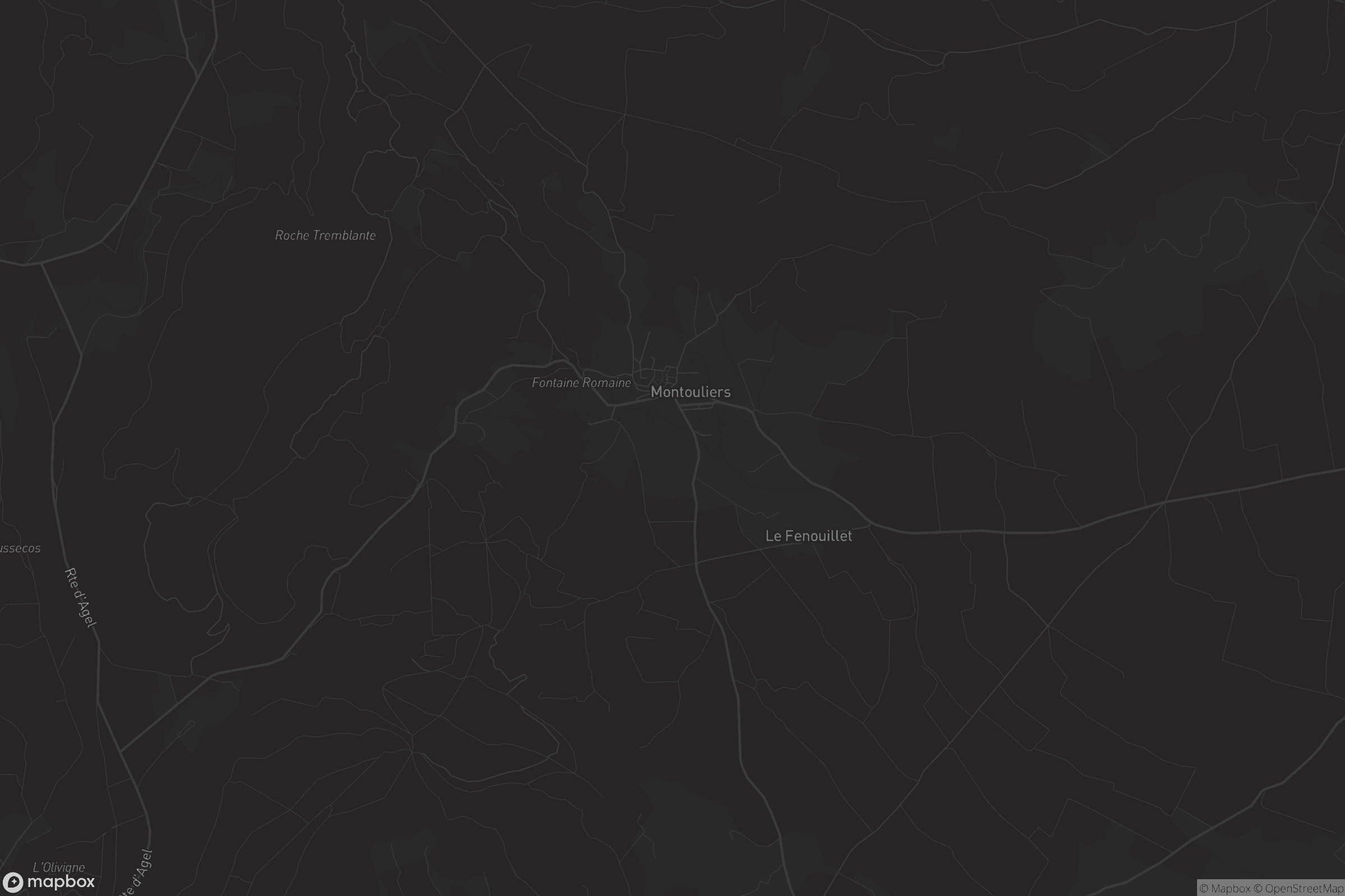 Carte de Montouliers