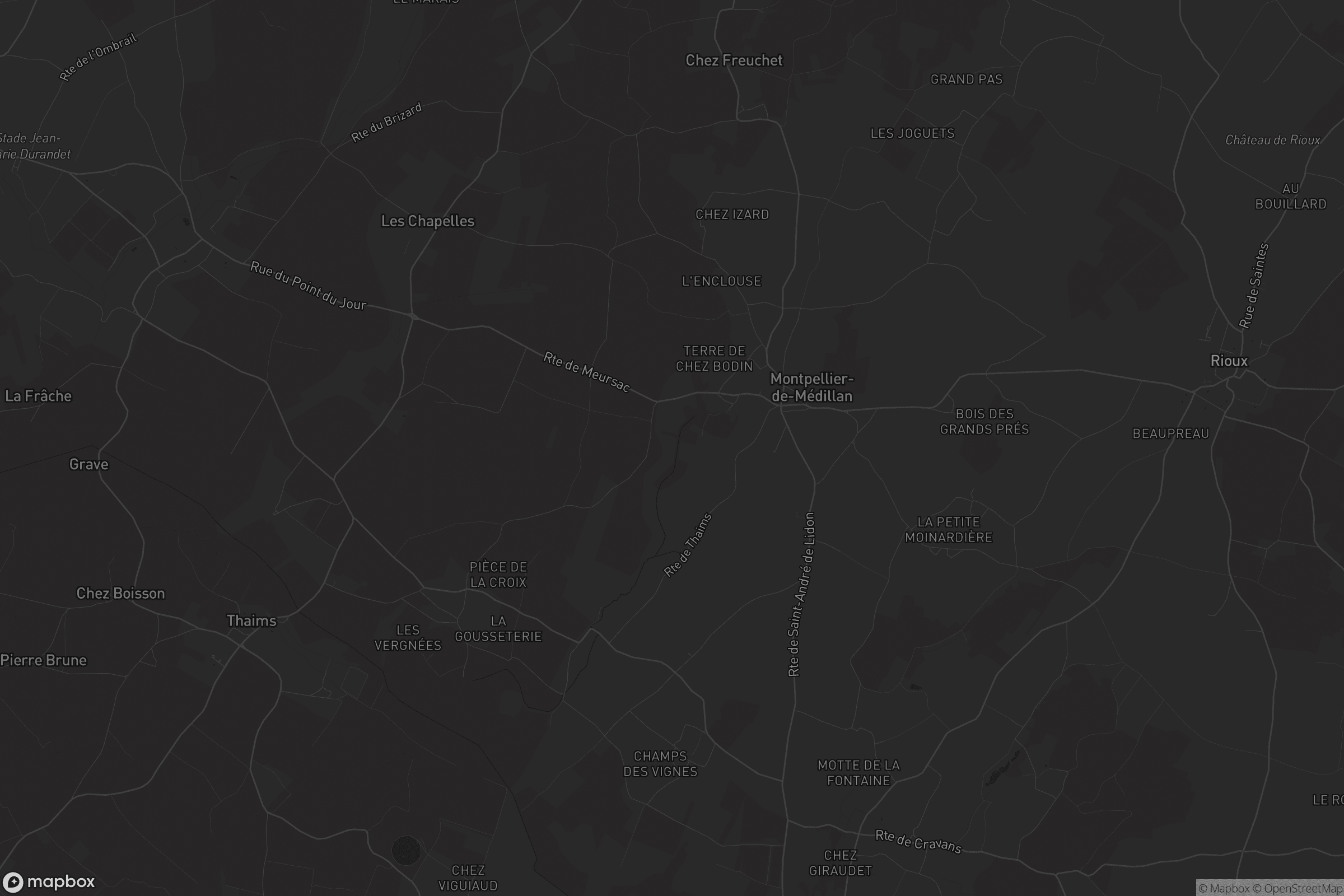 Carte de Montpellier-de-Médillan