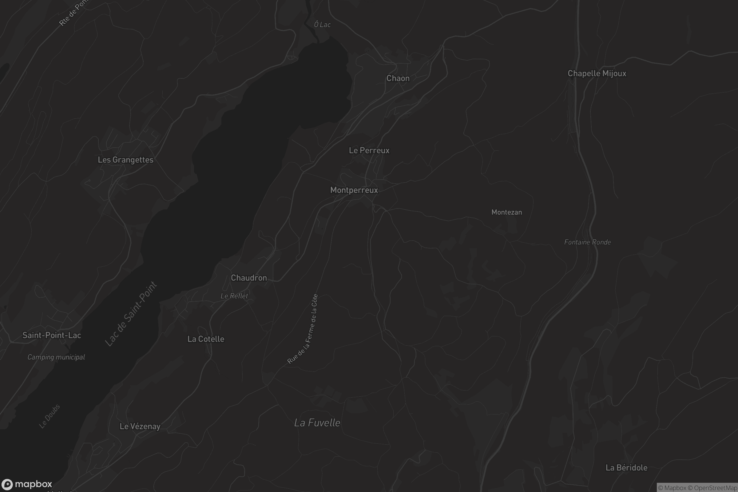 Carte de Montperreux