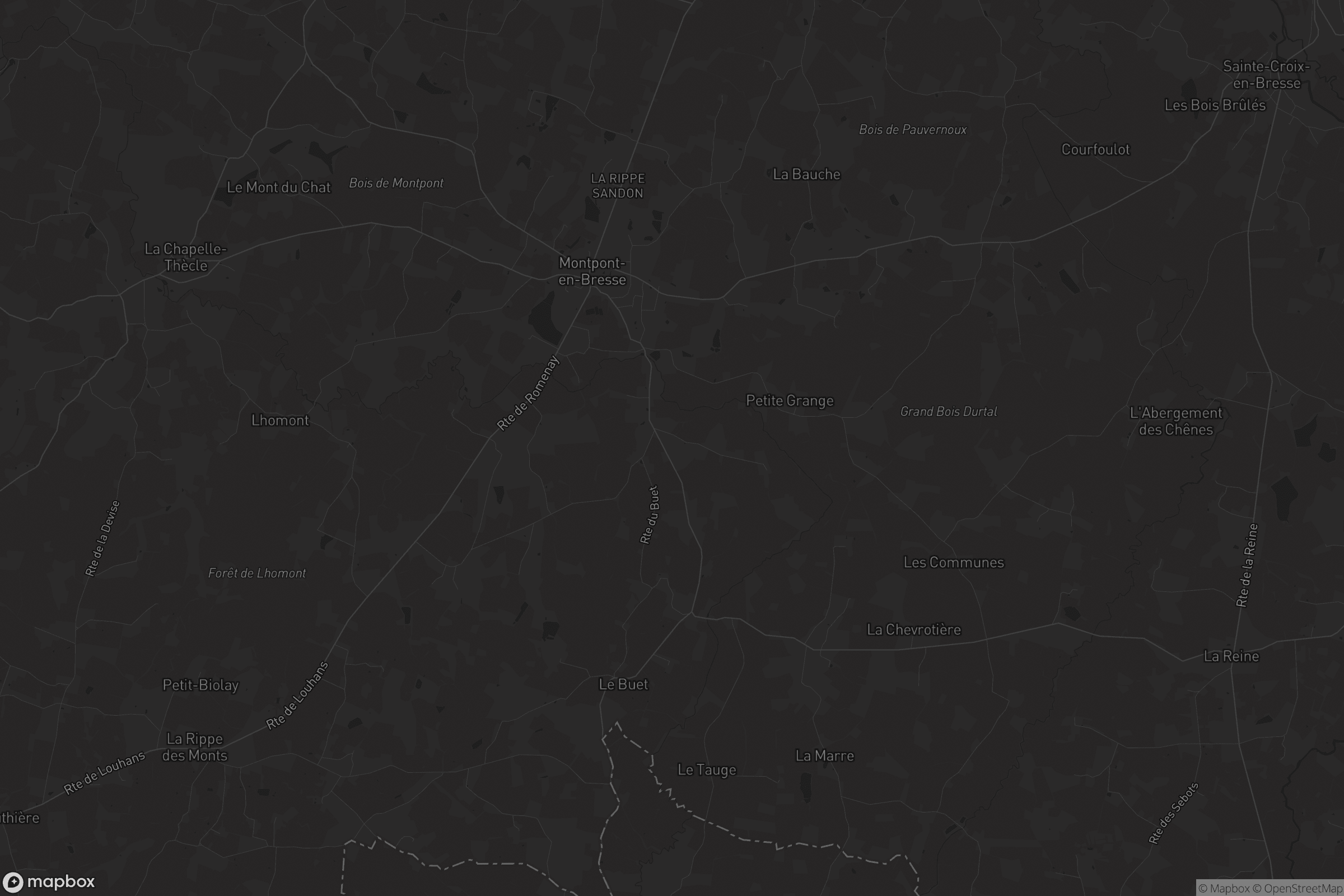 Carte de Montpont-en-Bresse