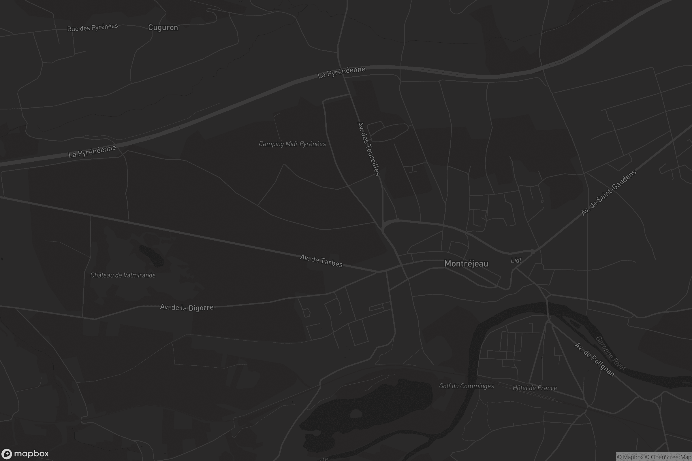 Carte de Montréjeau