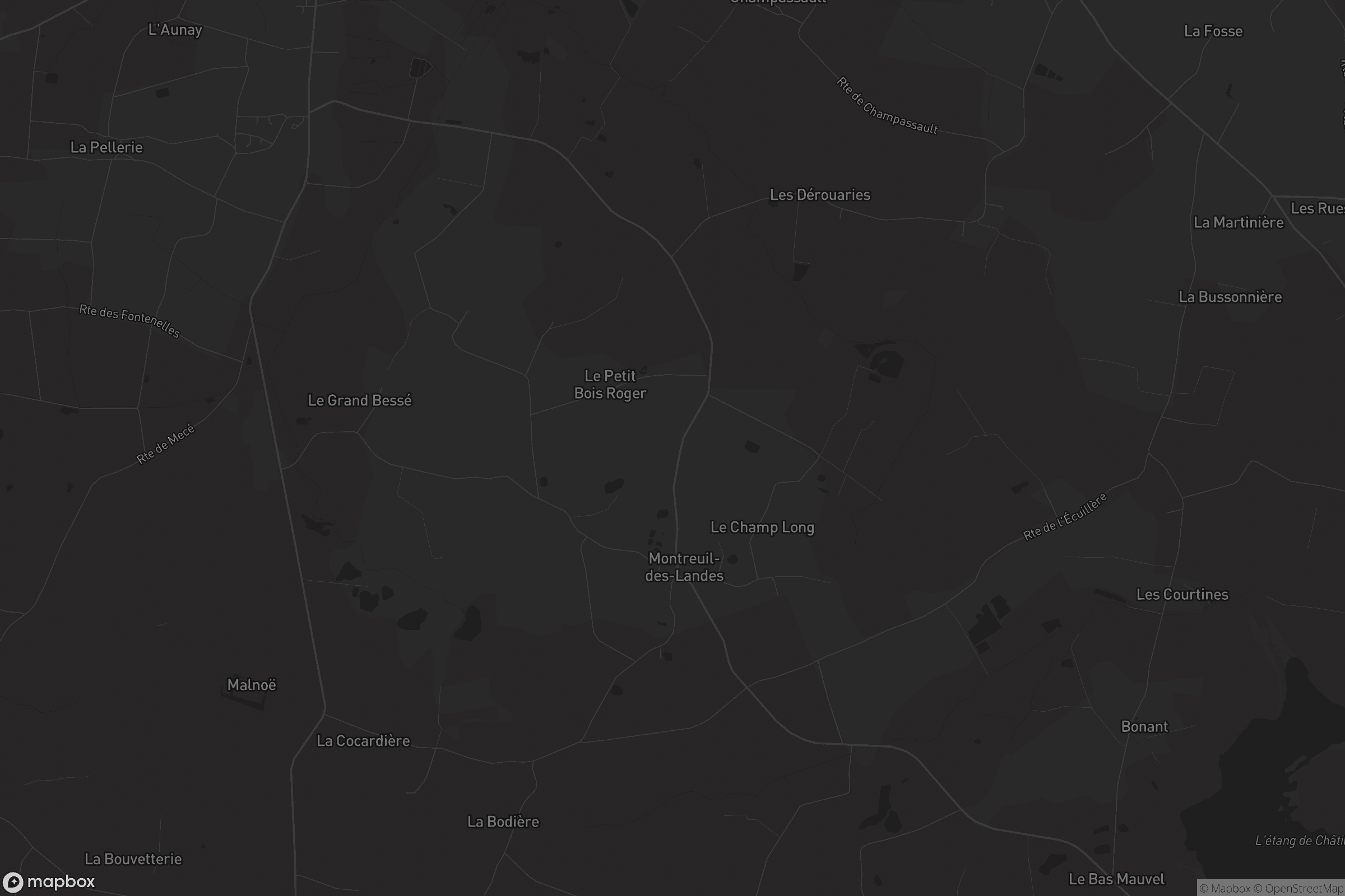 Carte de Montreuil-des-Landes