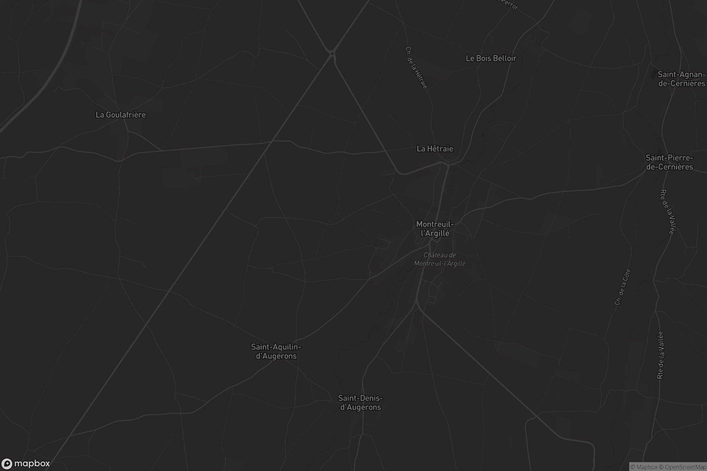 Carte de Montreuil-l'Argillé