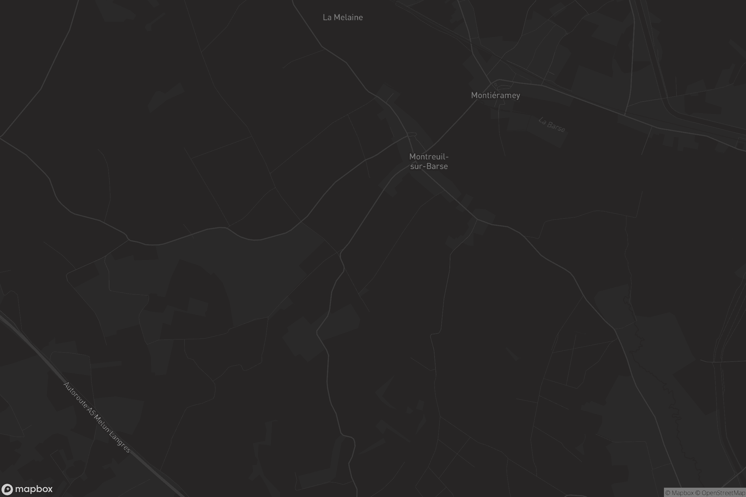 Carte de Montreuil-sur-Barse