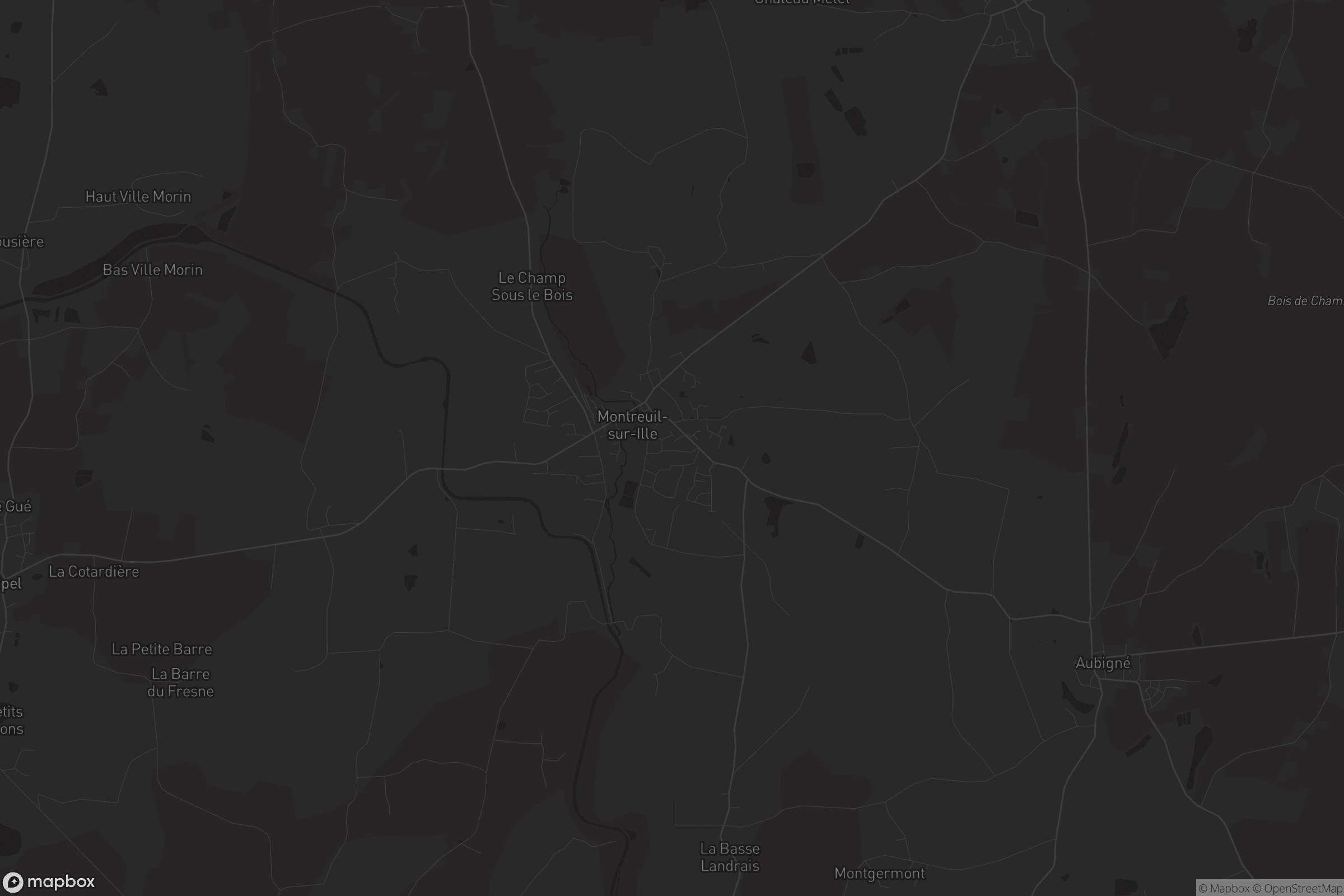 Carte de Montreuil-sur-Ille