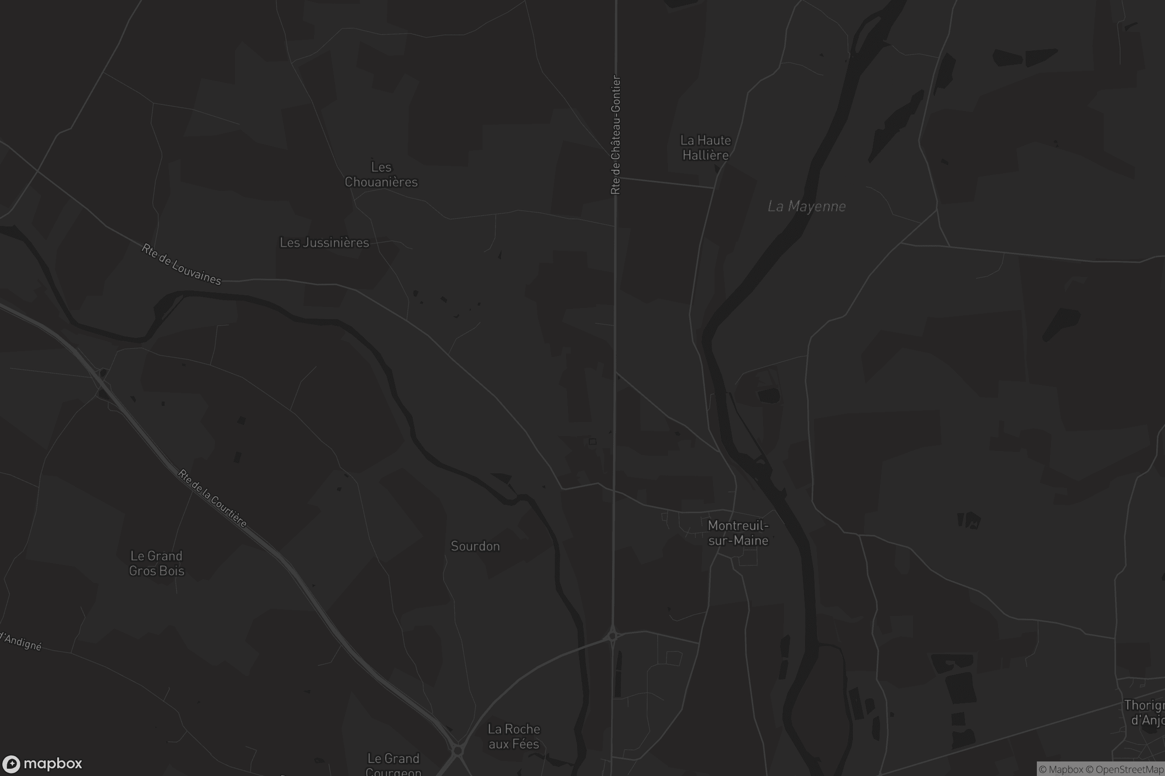 Carte de Montreuil-sur-Maine