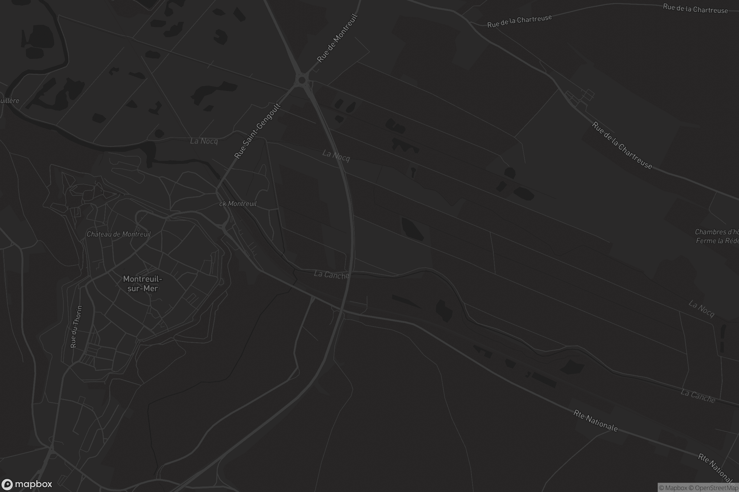 Carte de Montreuil-sur-Mer