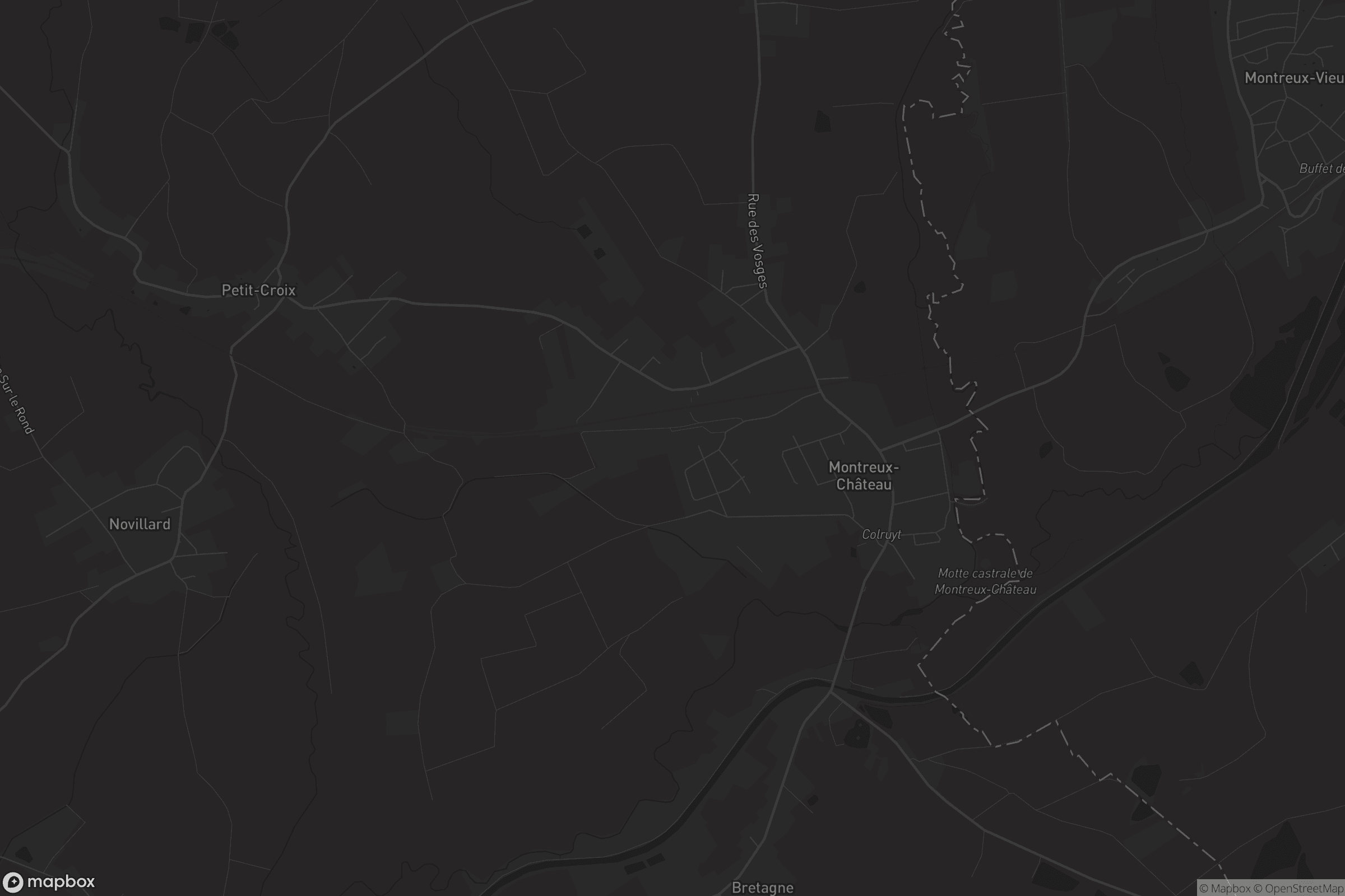 Carte de Montreux-Château