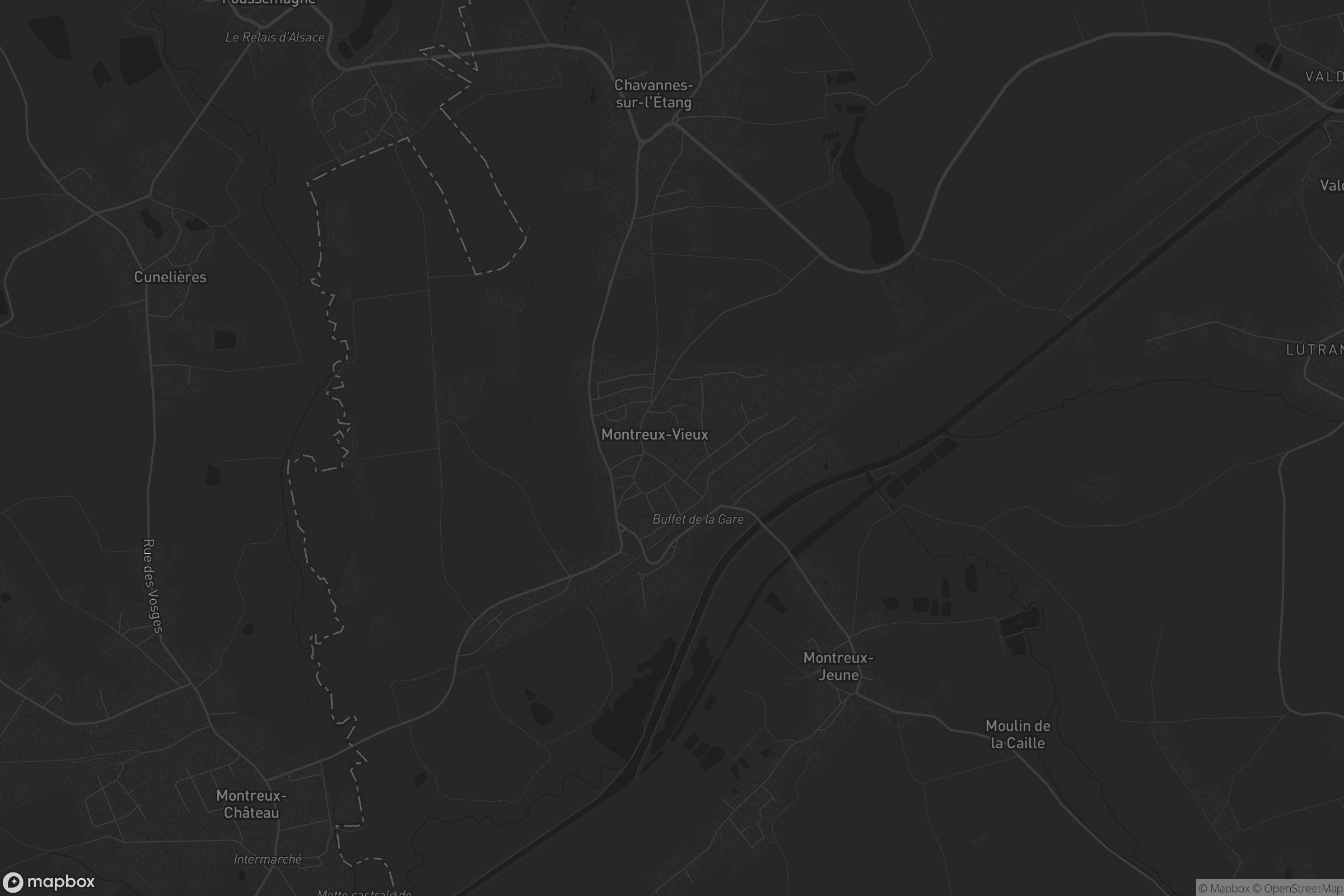 Carte de Montreux-Vieux