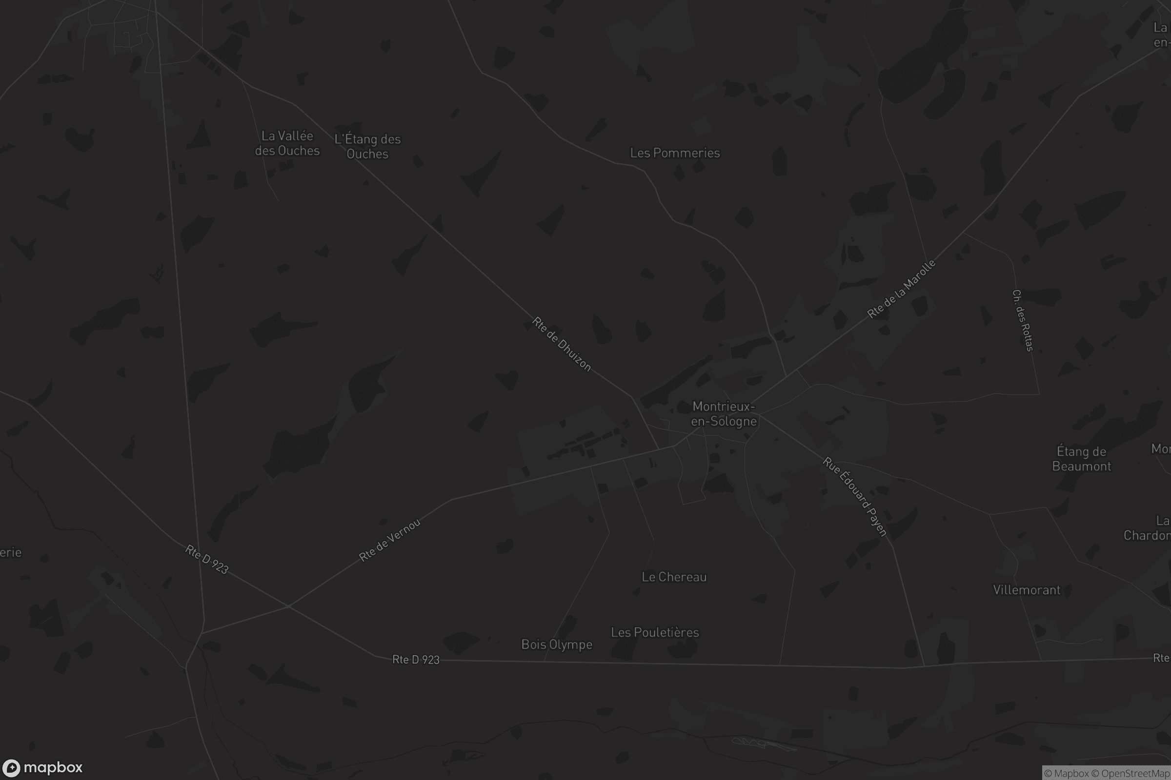 Carte de Montrieux-en-Sologne