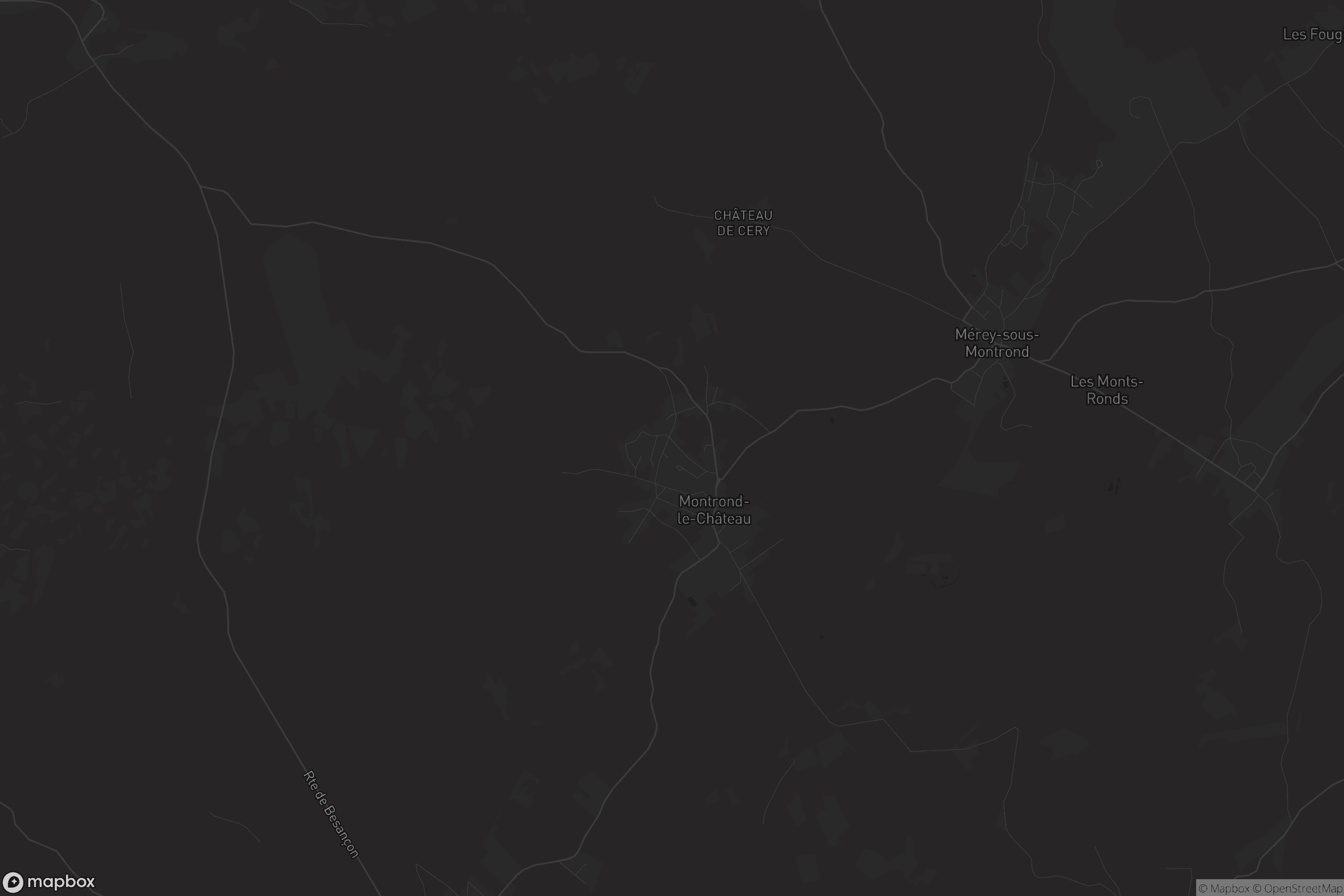 Carte de Montrond-le-Château