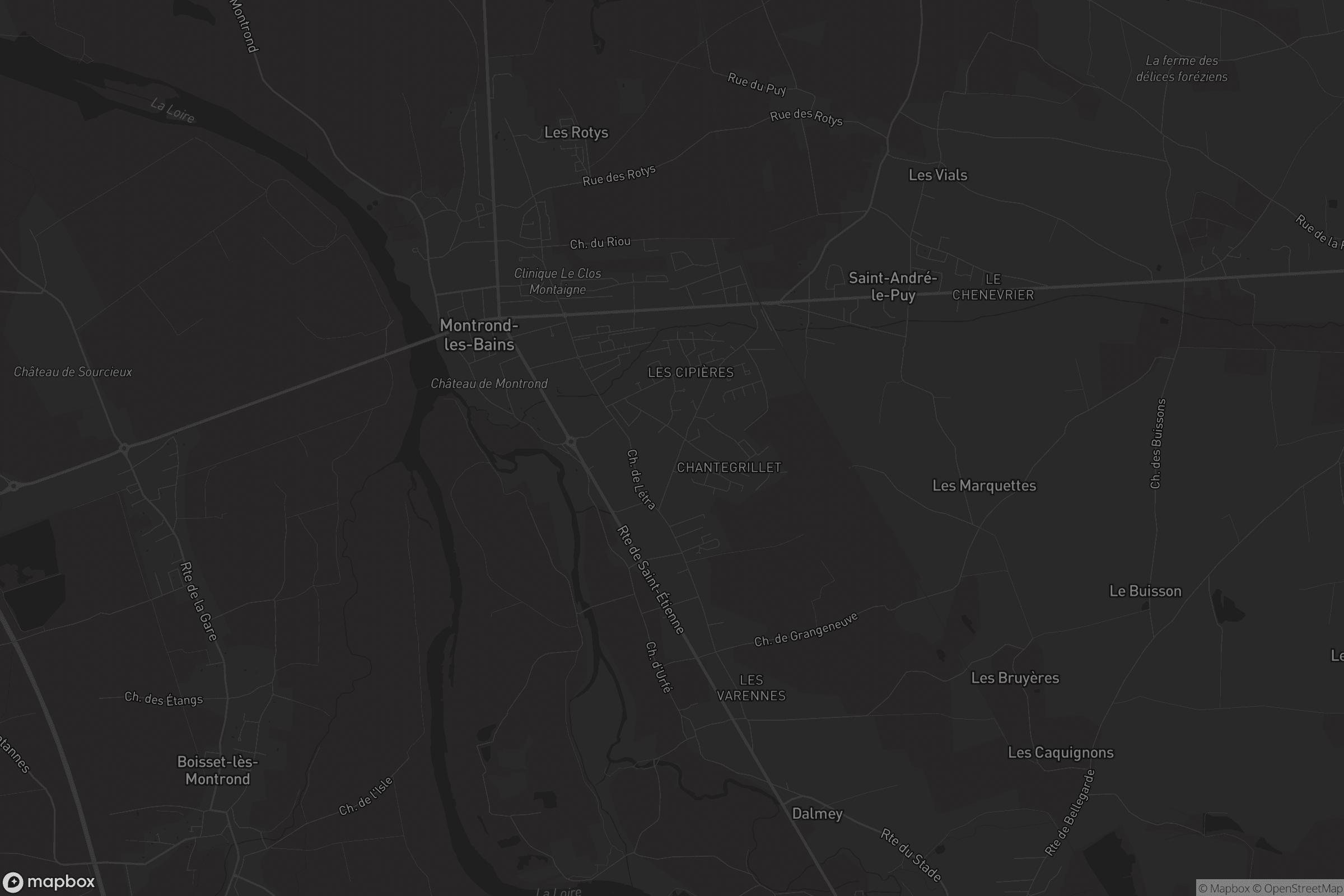 Carte de Montrond-les-Bains