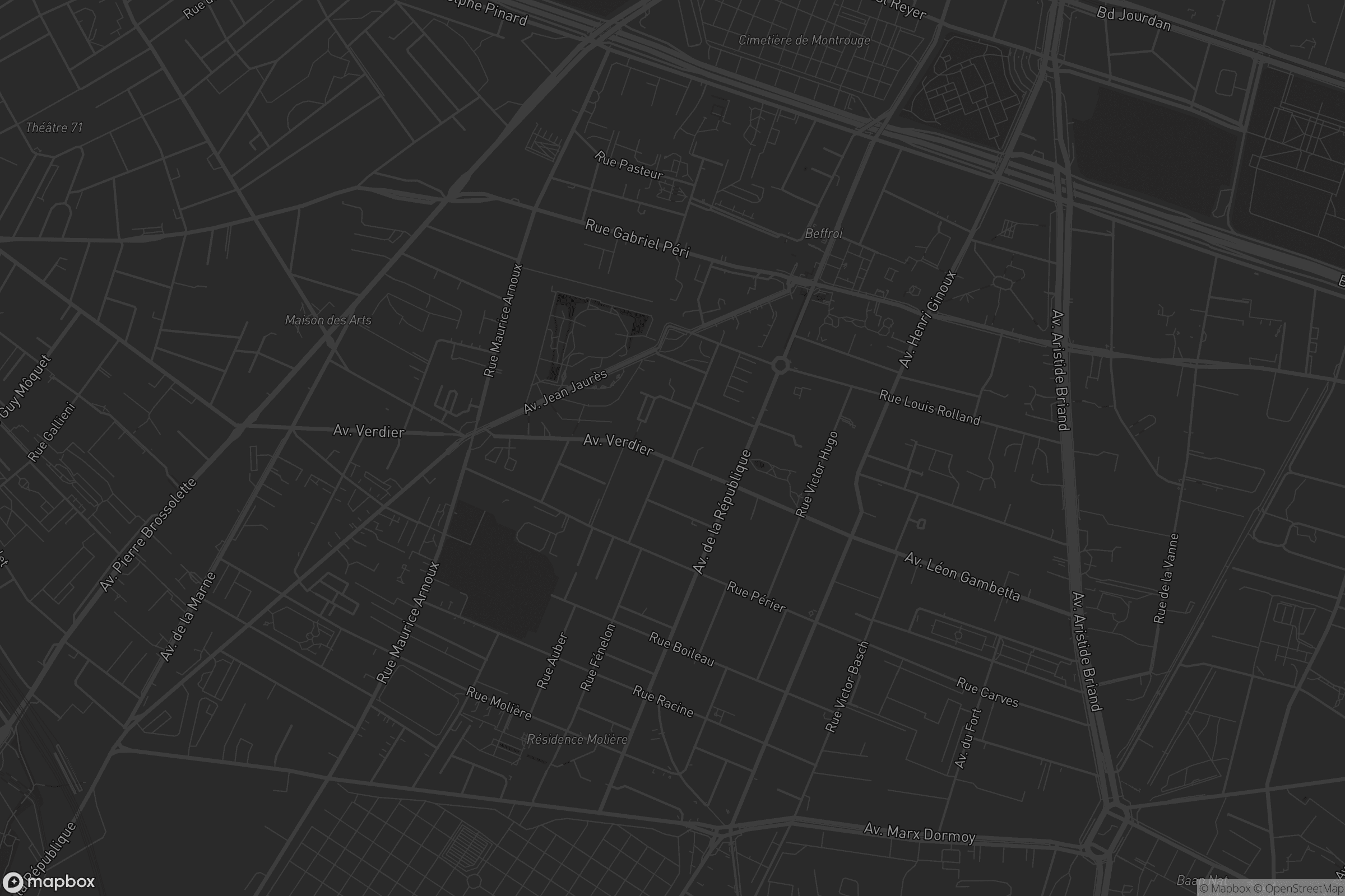 Carte de Montrouge