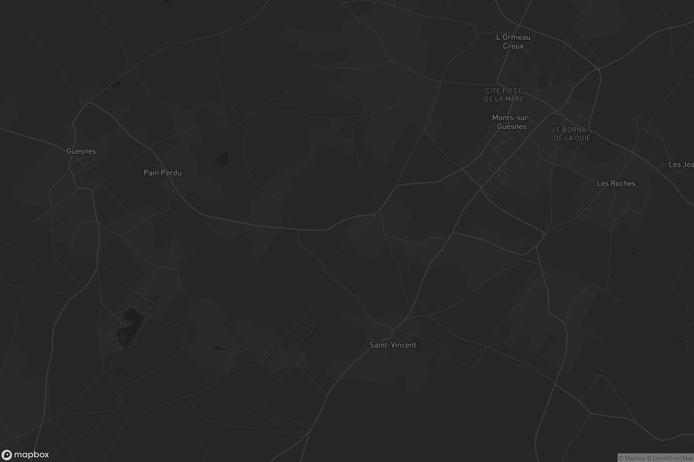 Carte de Monts-sur-Guesnes
