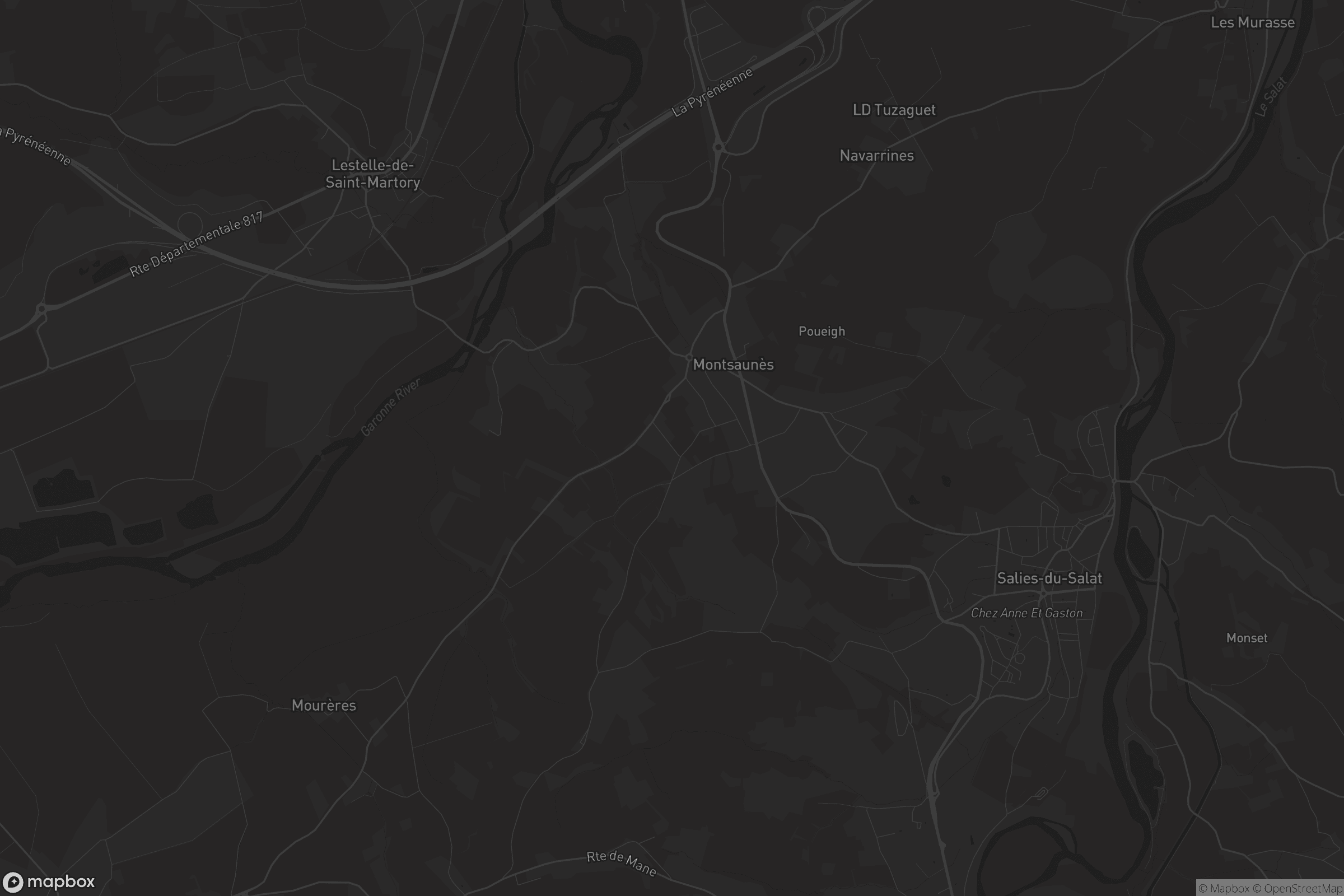 Carte de Montsaunès