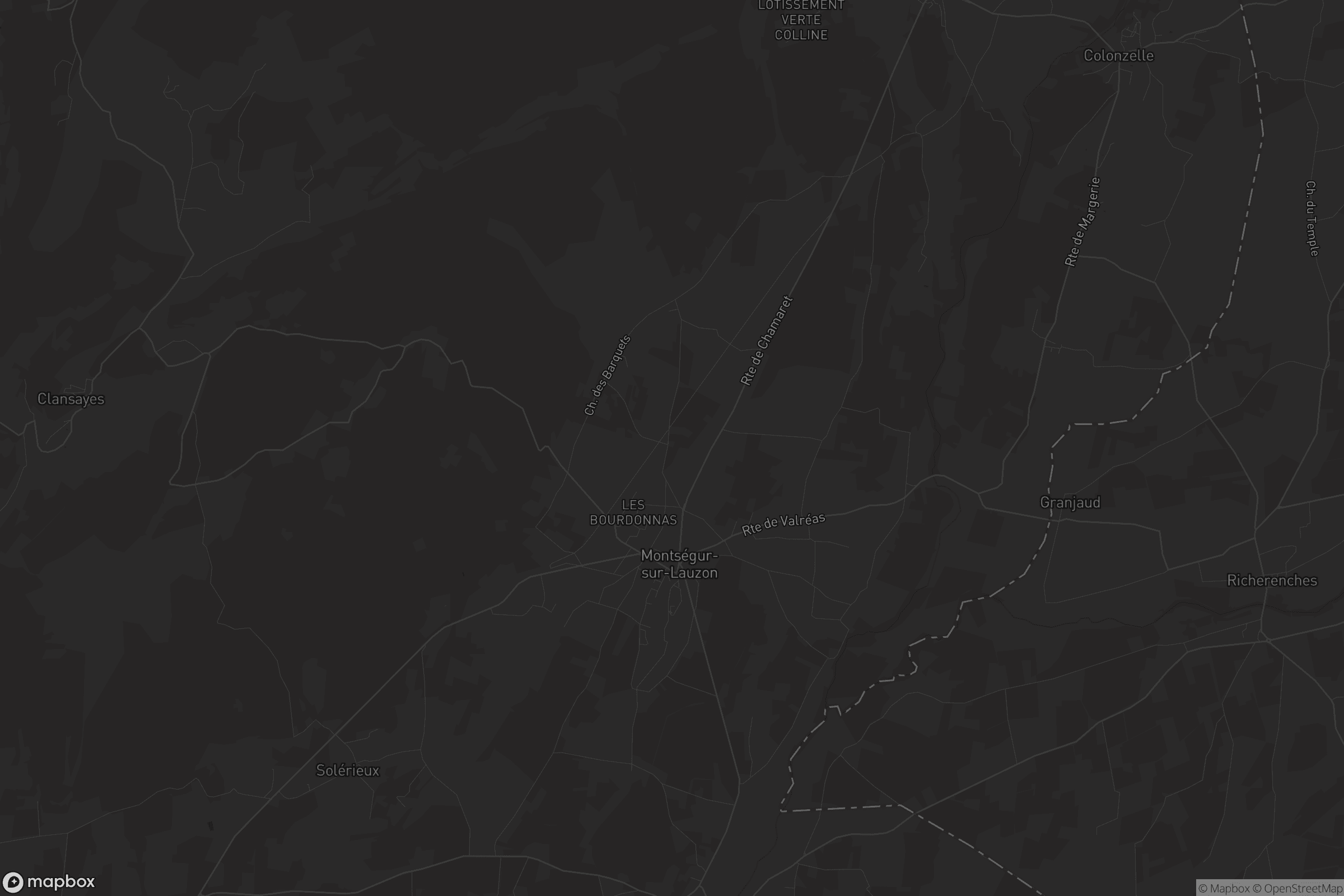 Carte de Montségur-sur-Lauzon