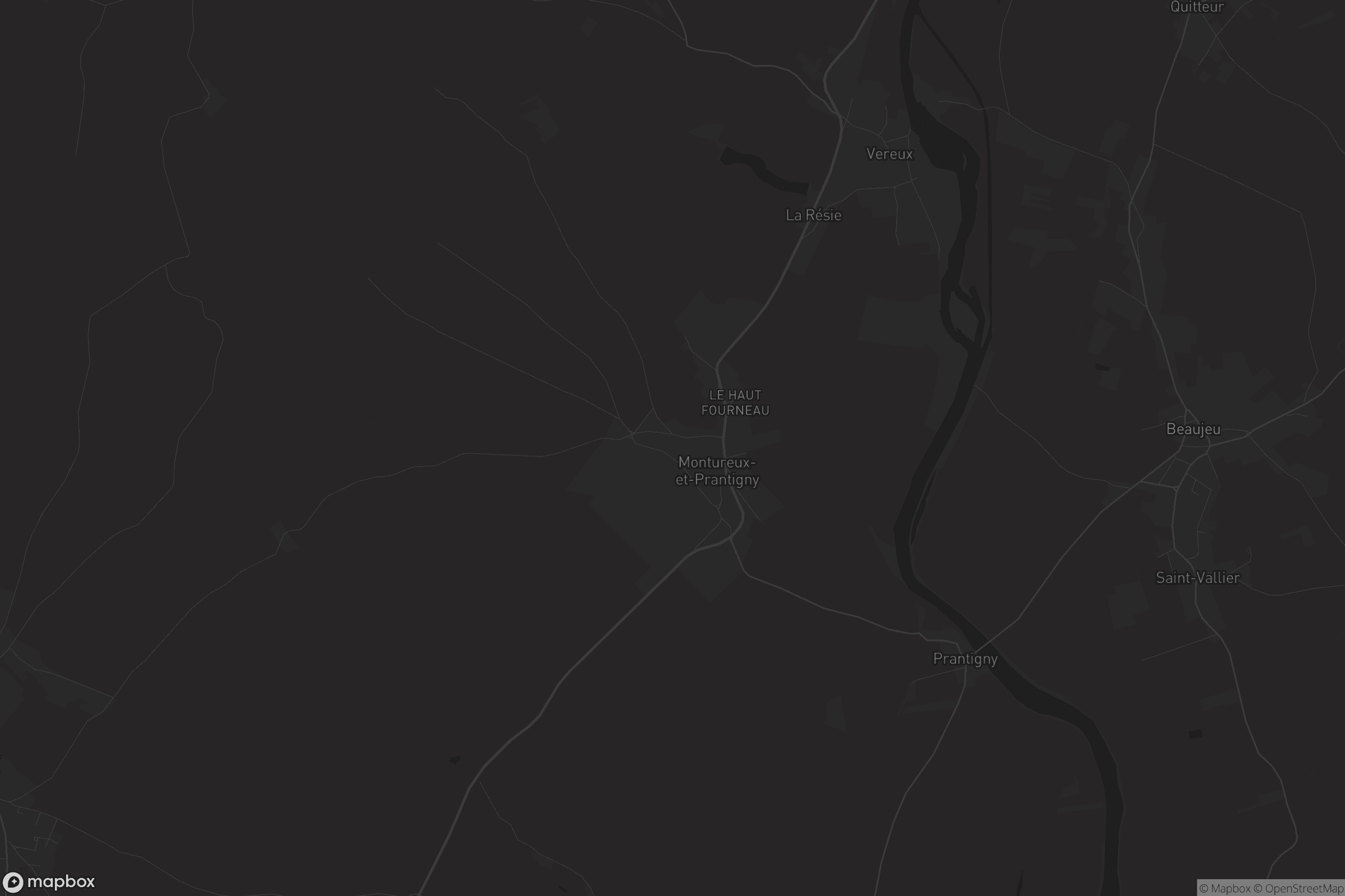 Carte de Montureux-et-Prantigny