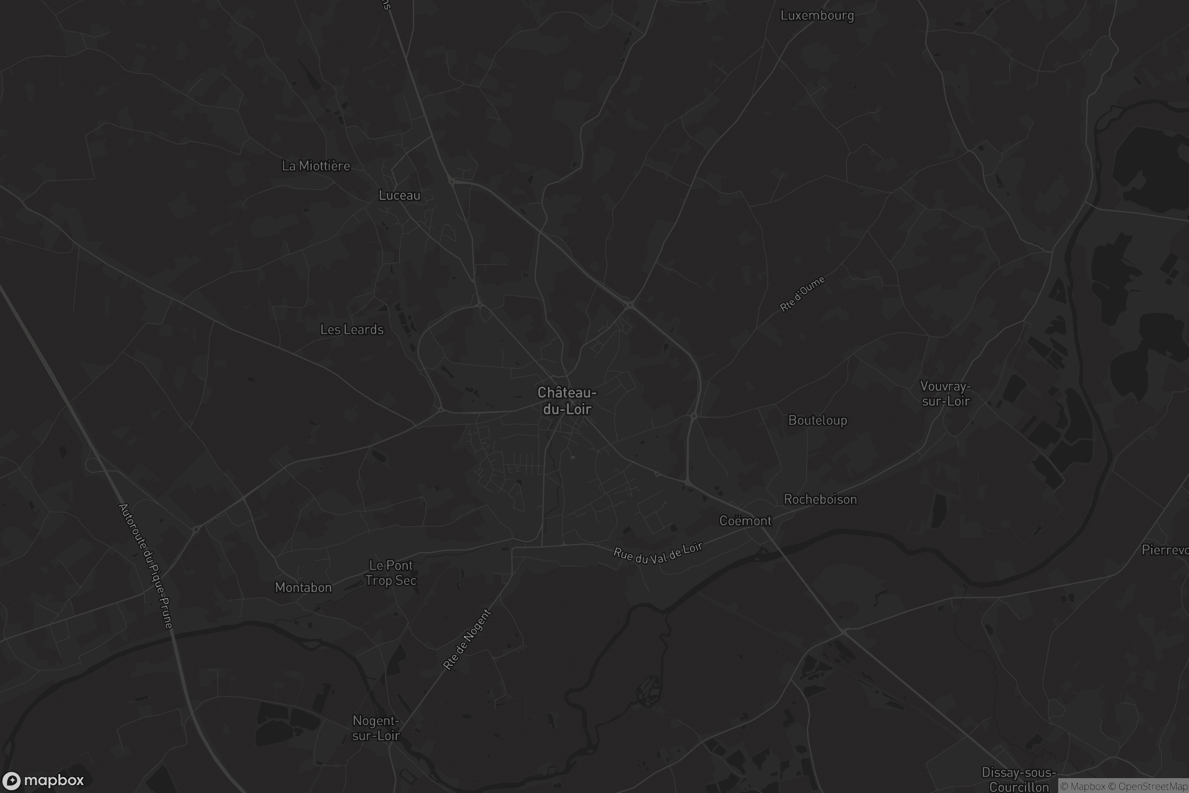 Carte de Montval-sur-Loir