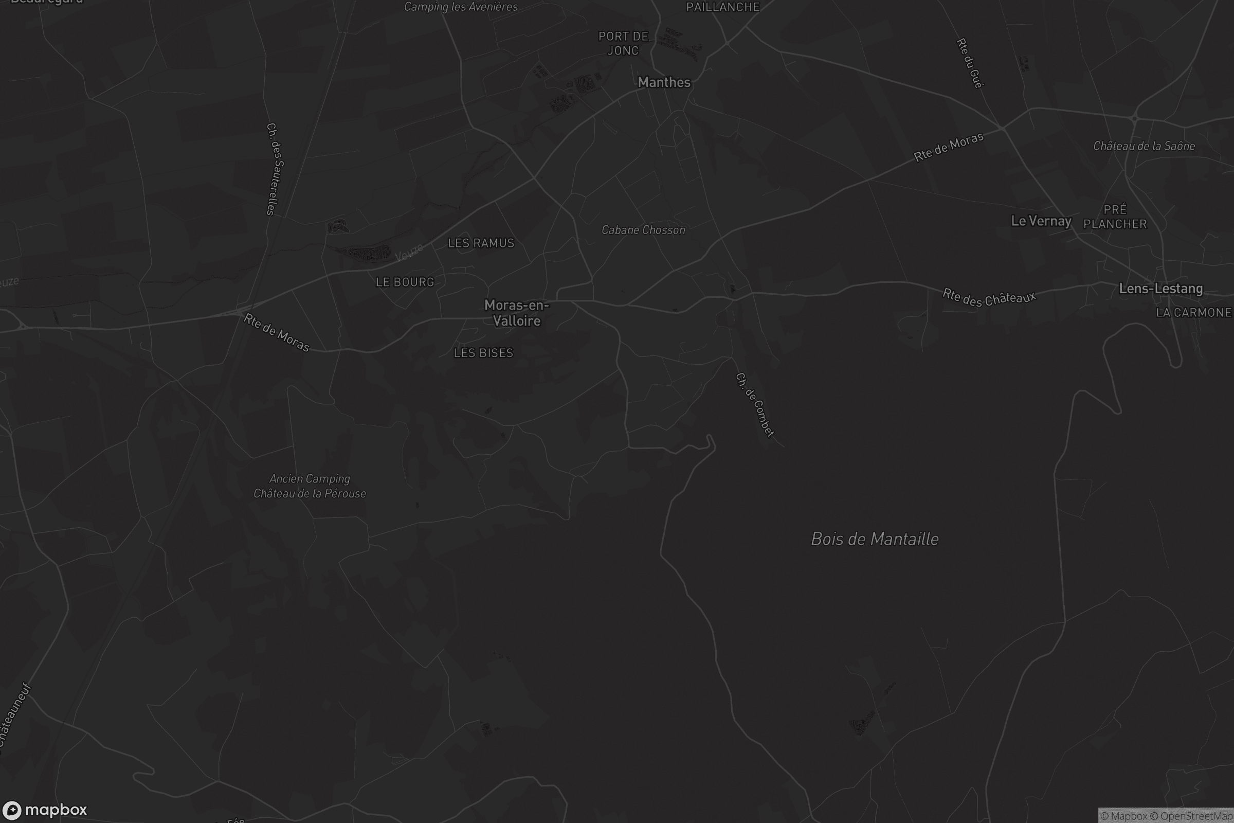 Carte de Moras-en-Valloire