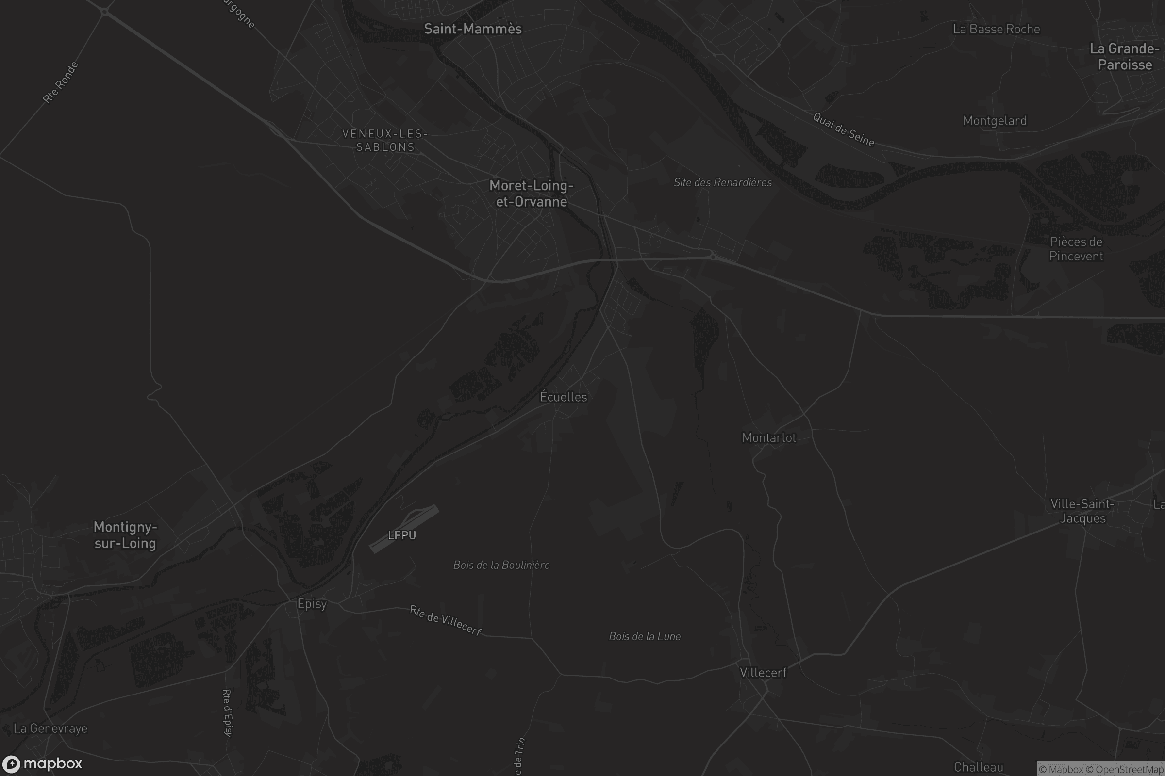 Carte de Moret-Loing-et-Orvanne