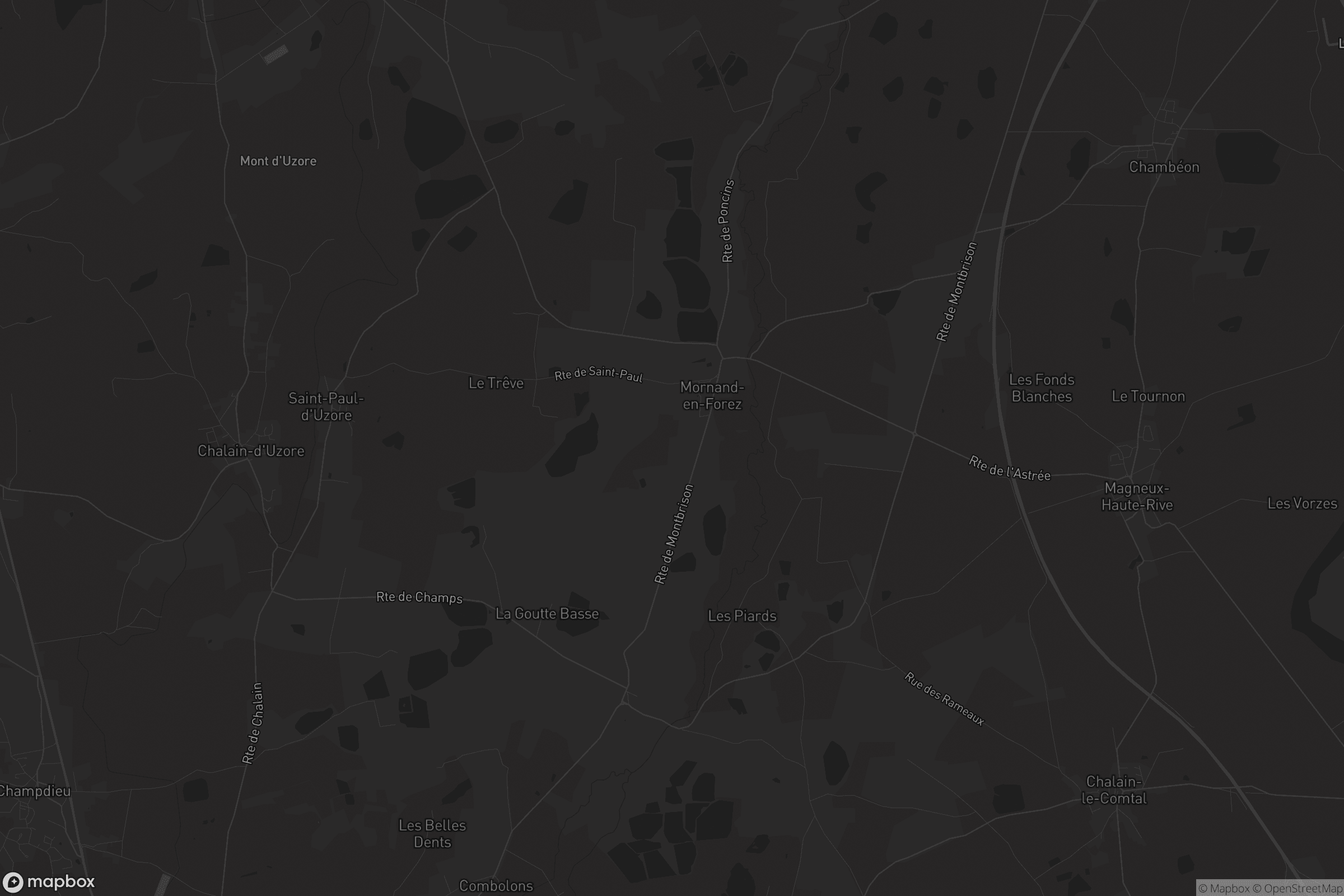 Carte de Mornand-en-Forez