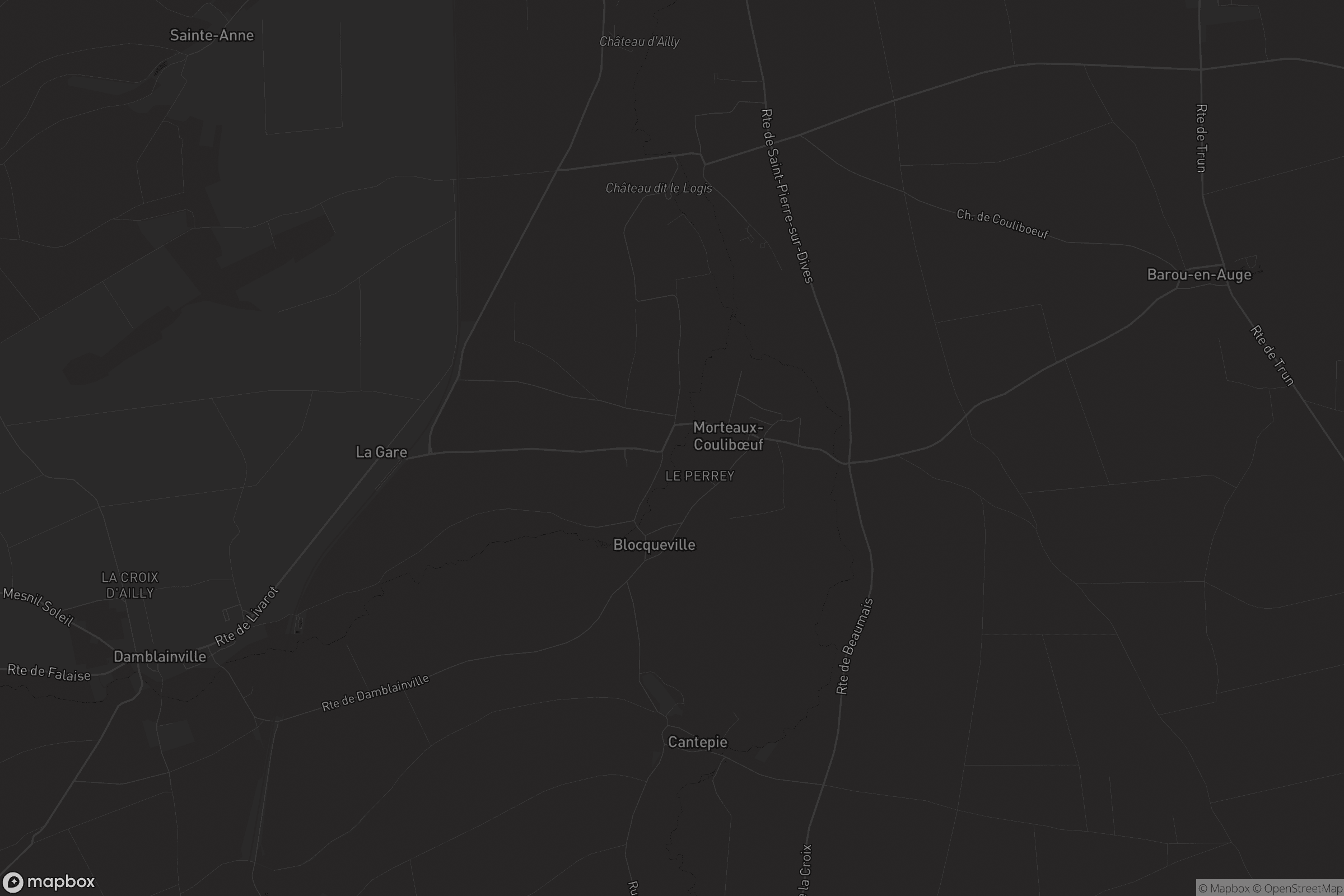 Carte de Morteaux-Coulibœuf