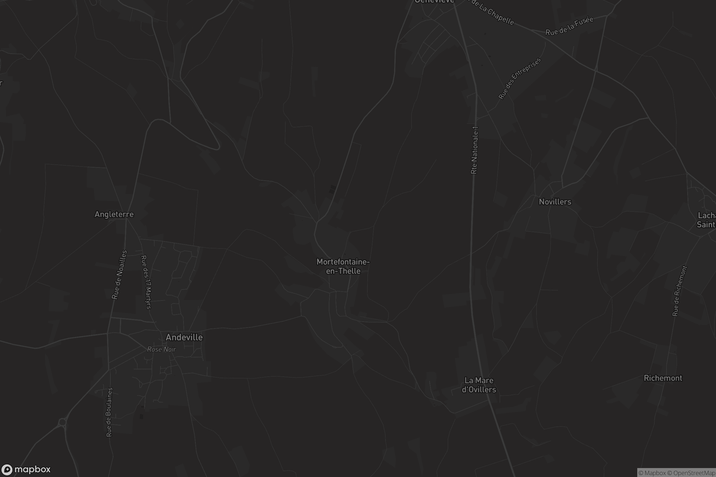 Carte de Mortefontaine-en-Thelle