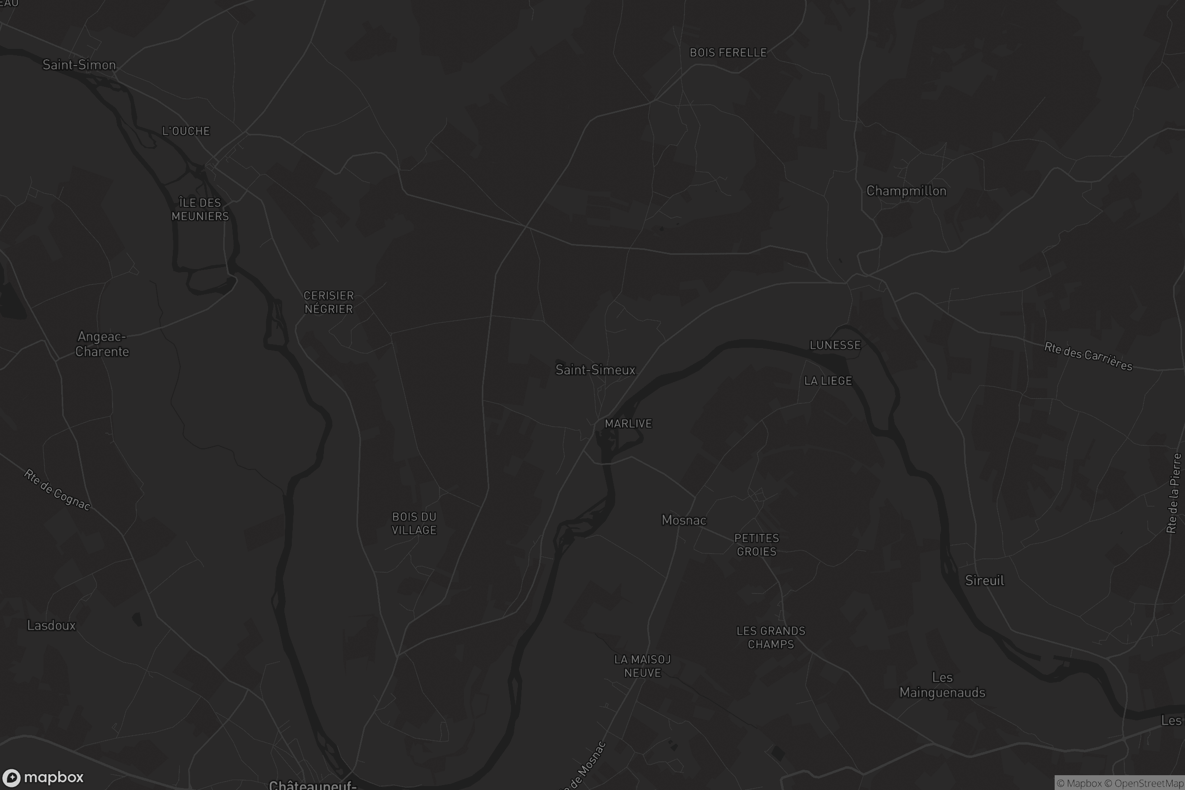 Carte de Mosnac-Saint-Simeux