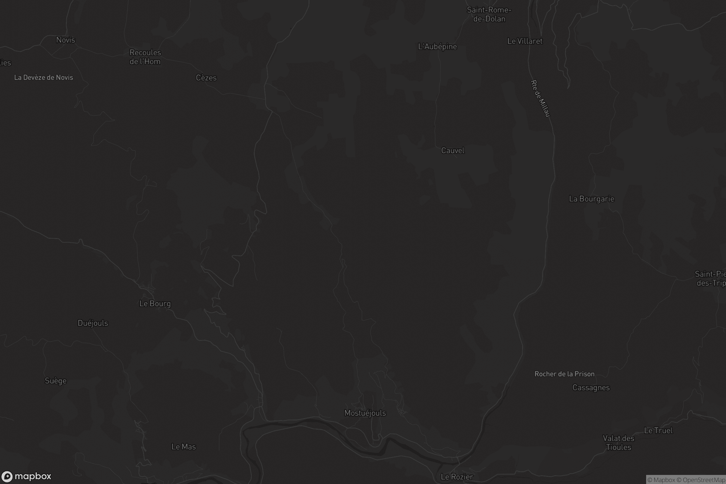 Carte de Mostuéjouls