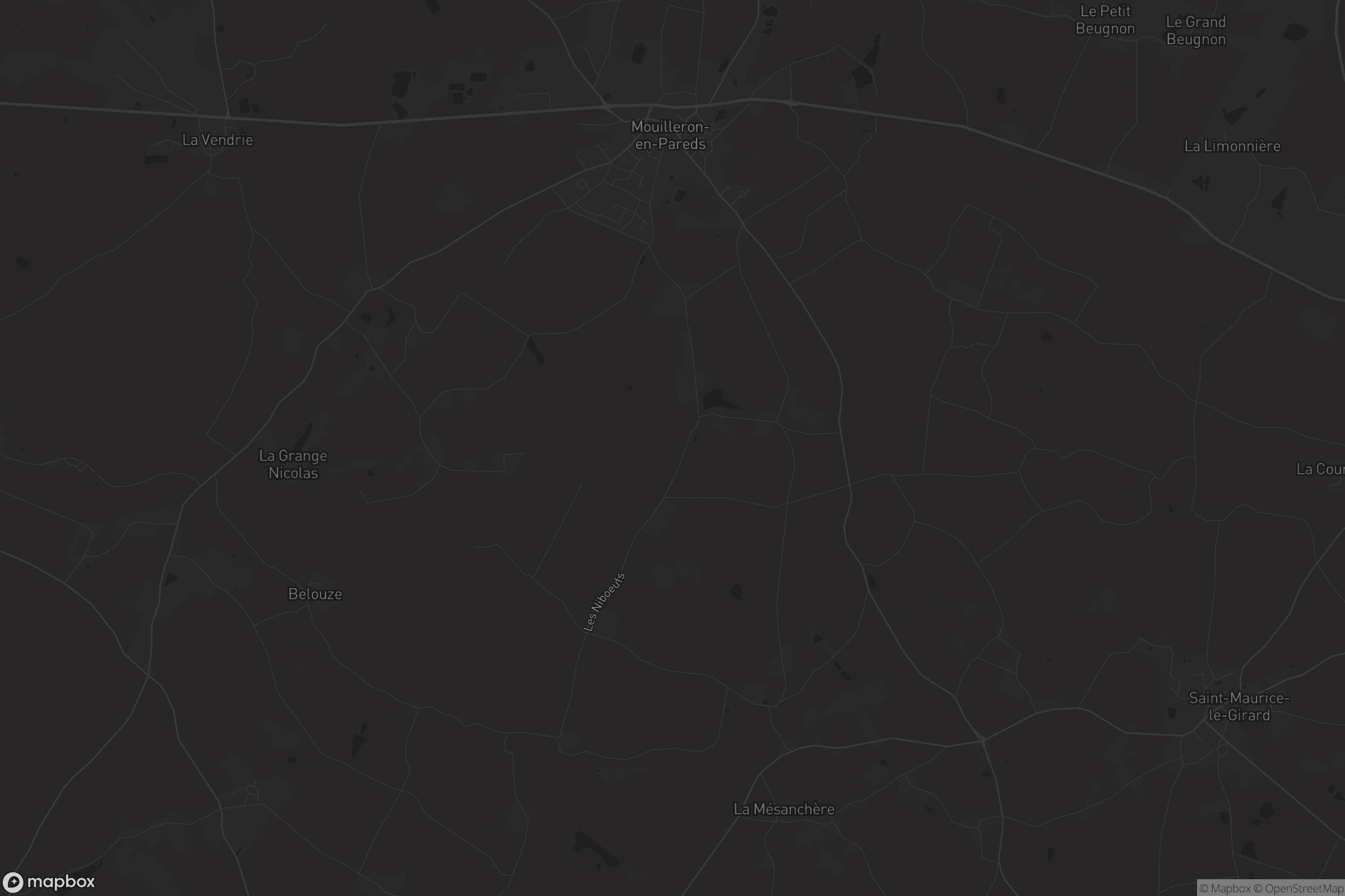Carte de Mouilleron-en-Pareds