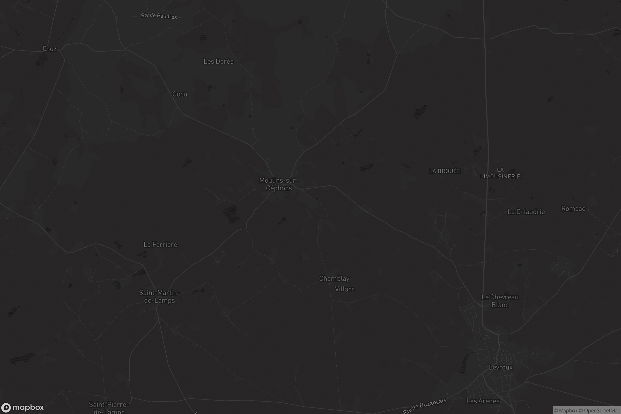 Carte de Moulins-sur-Céphons