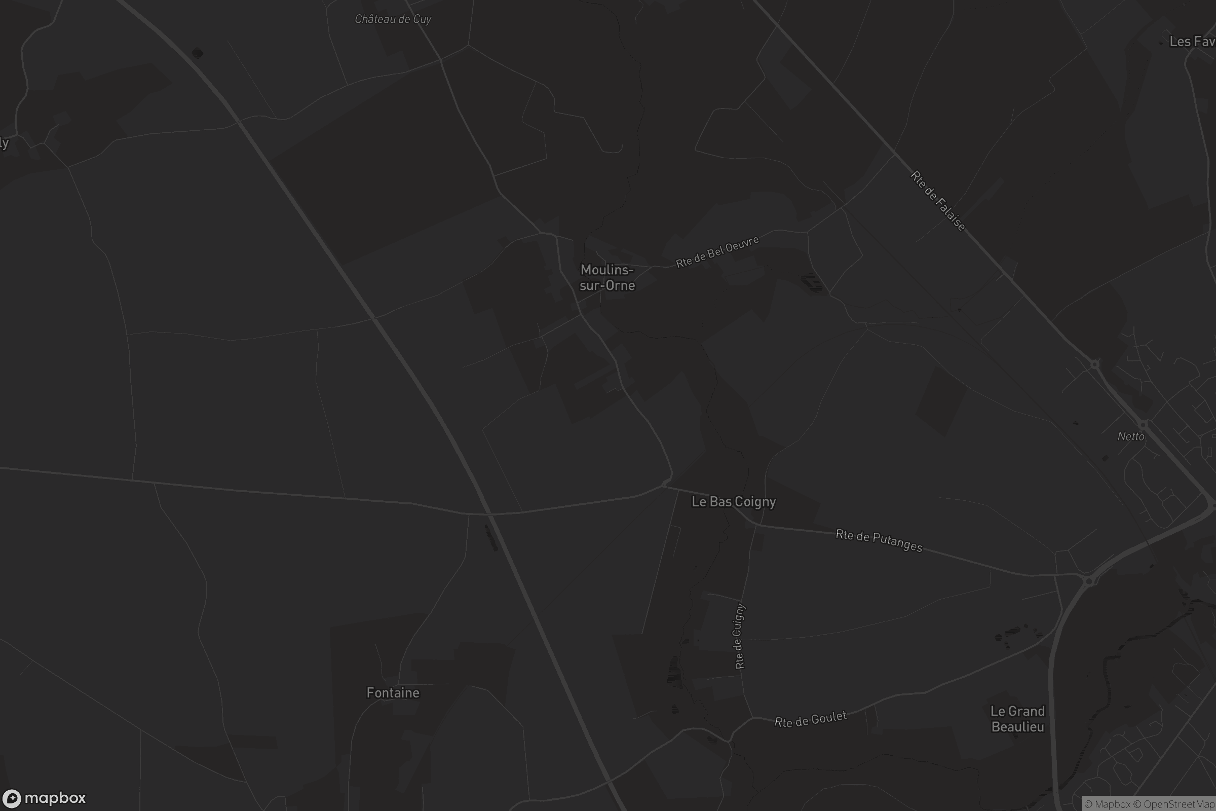 Carte de Moulins-sur-Orne