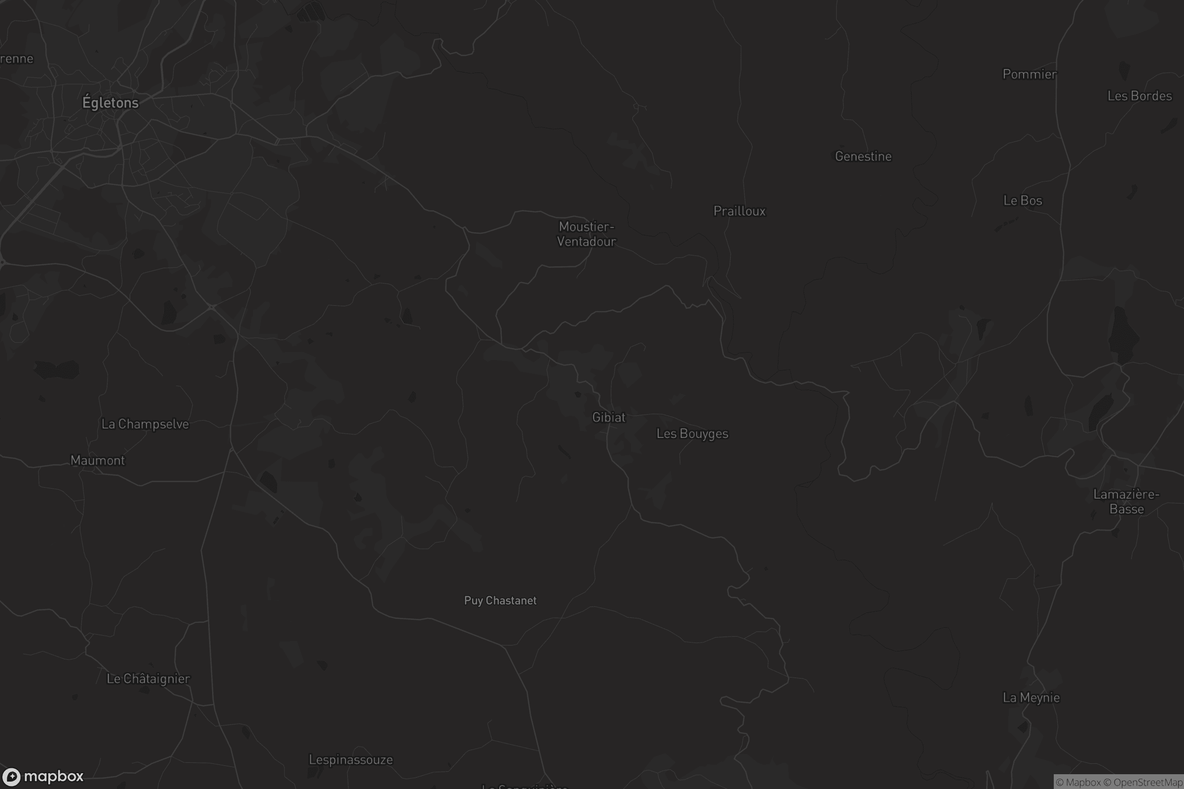 Carte de Moustier-Ventadour